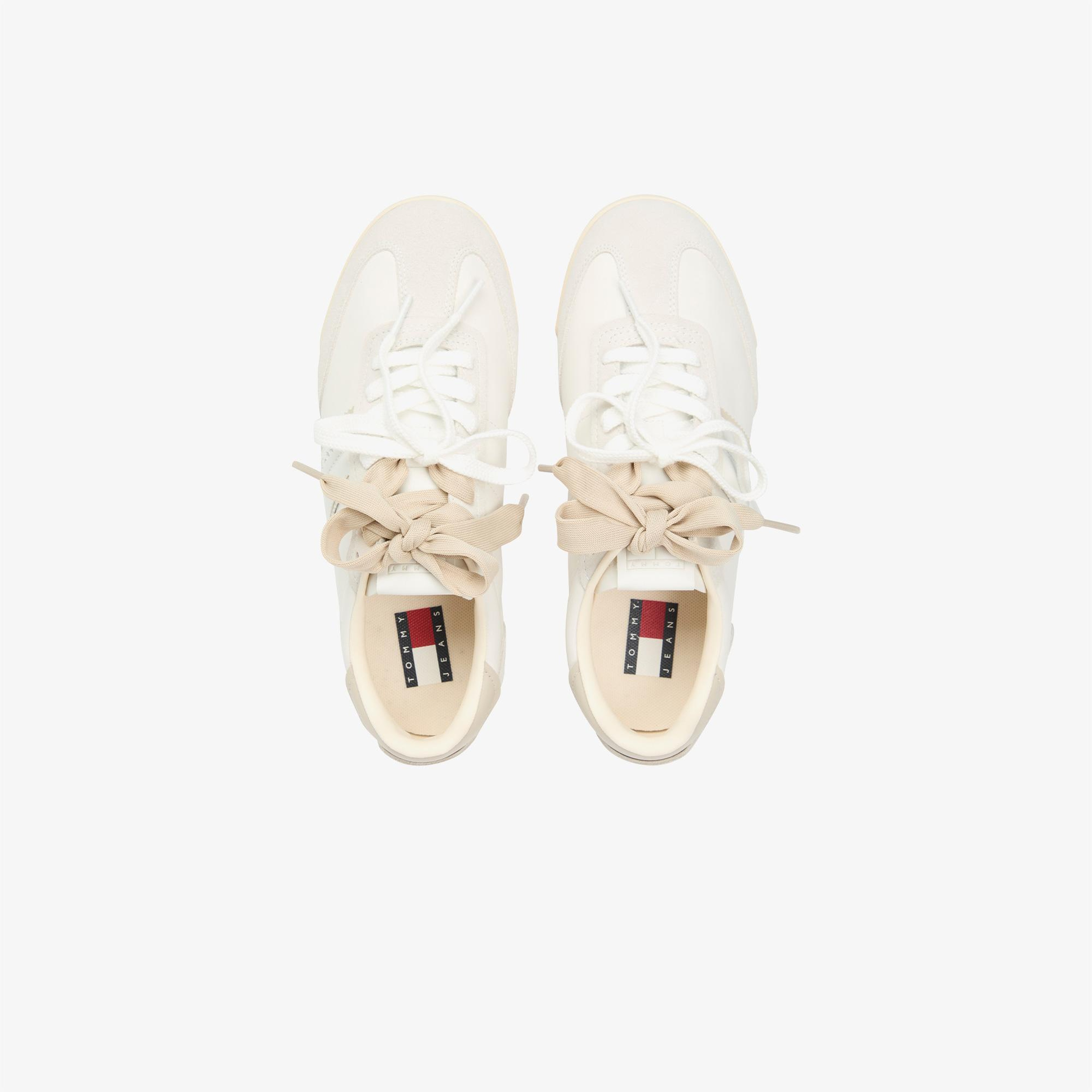 Tommy Hilfiger Alphacleat Kadın Bej Sneaker