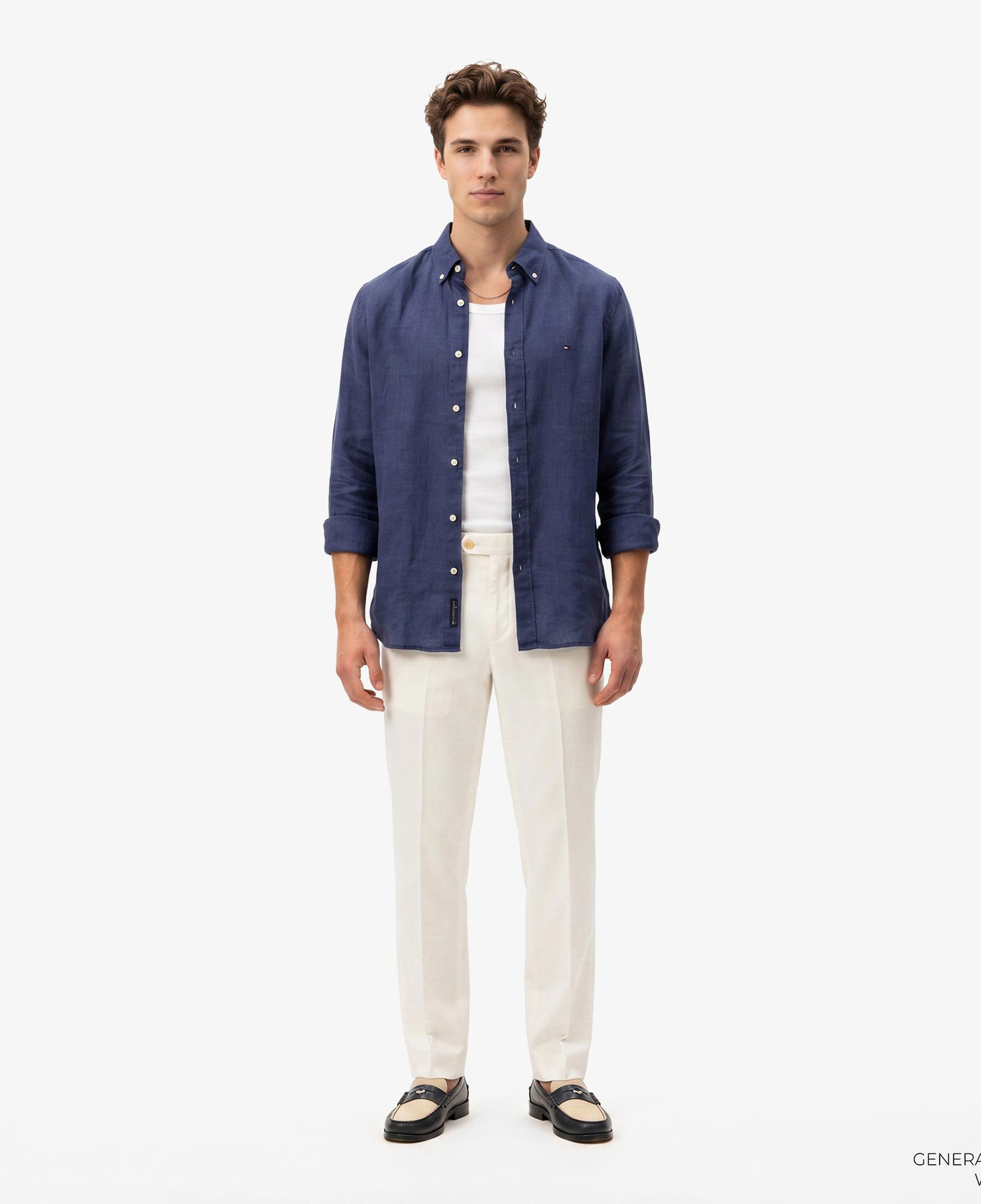 Tommy Hilfiger Seasonal Quality Erkek Lacivert Gömlek