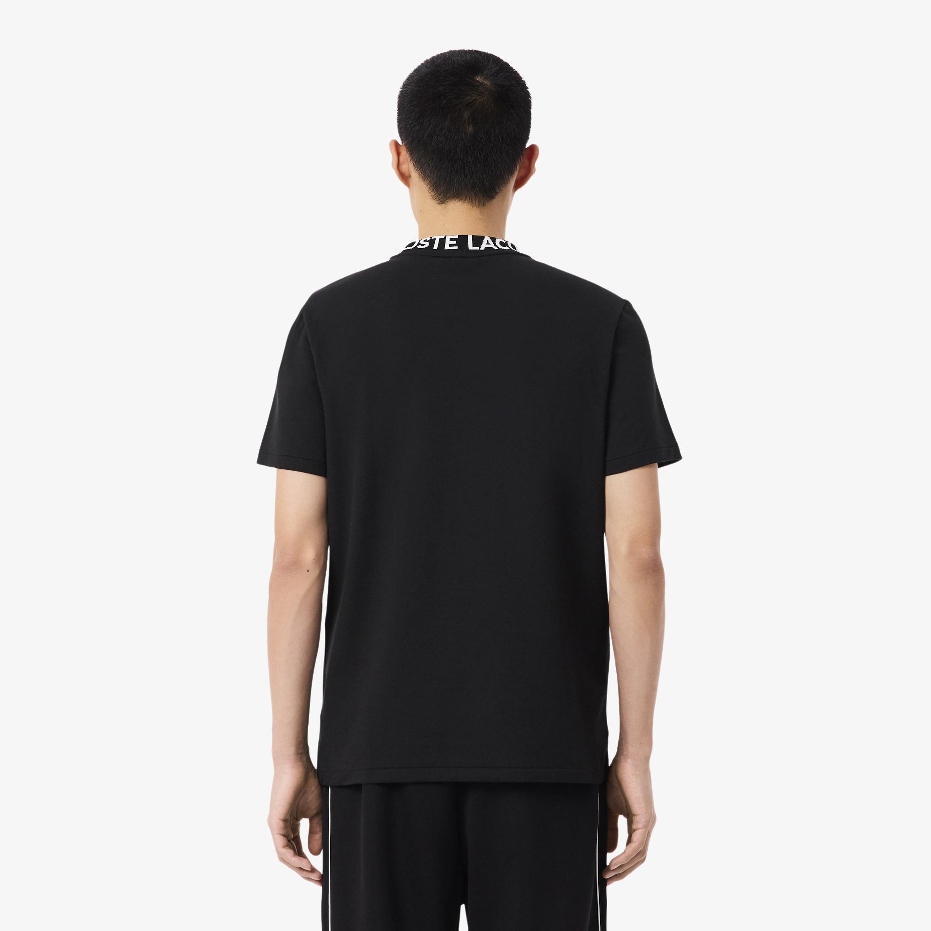 Erkek Regular Fit Bisiklet Yaka Siyah T-Shirt