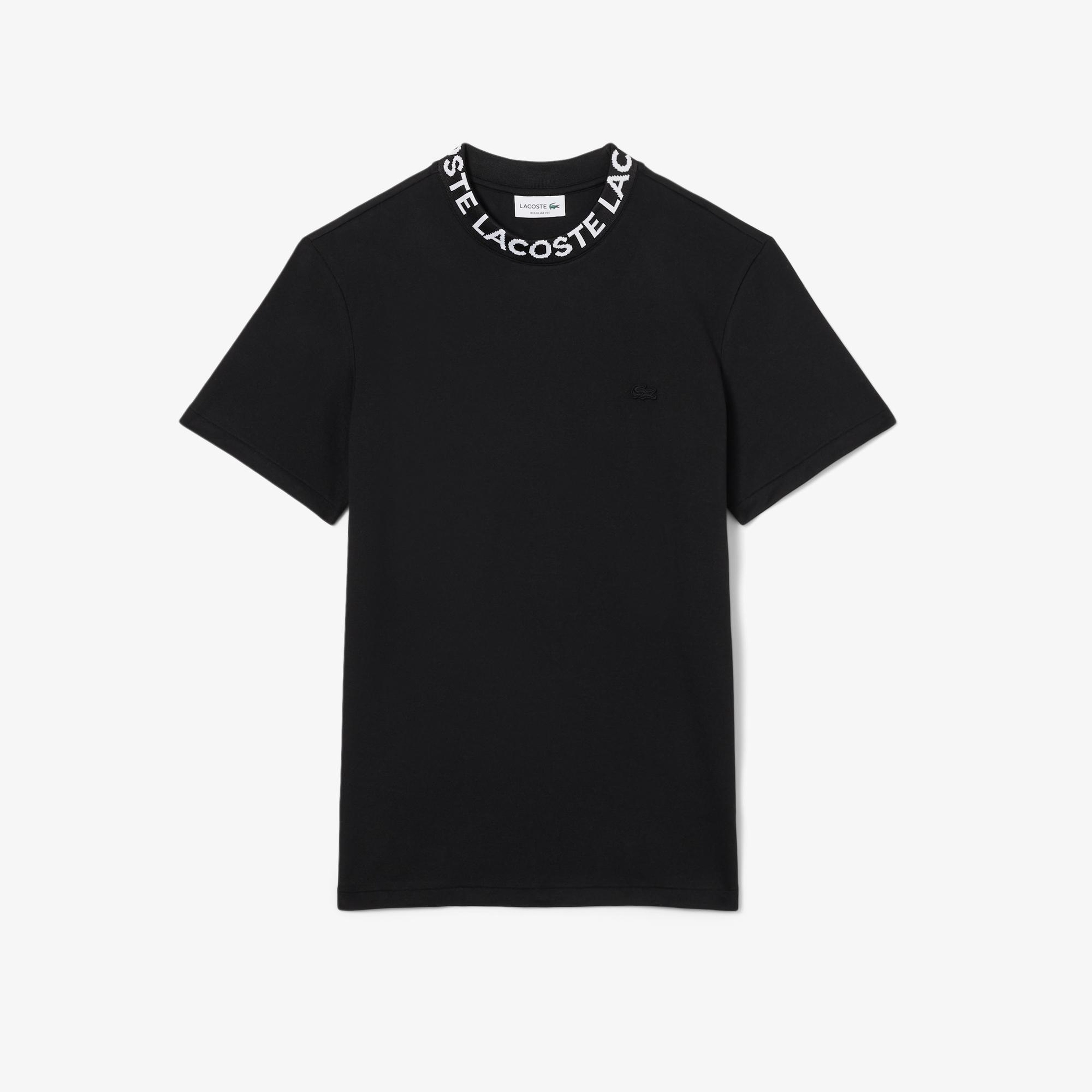 Erkek Regular Fit Bisiklet Yaka Siyah T-Shirt