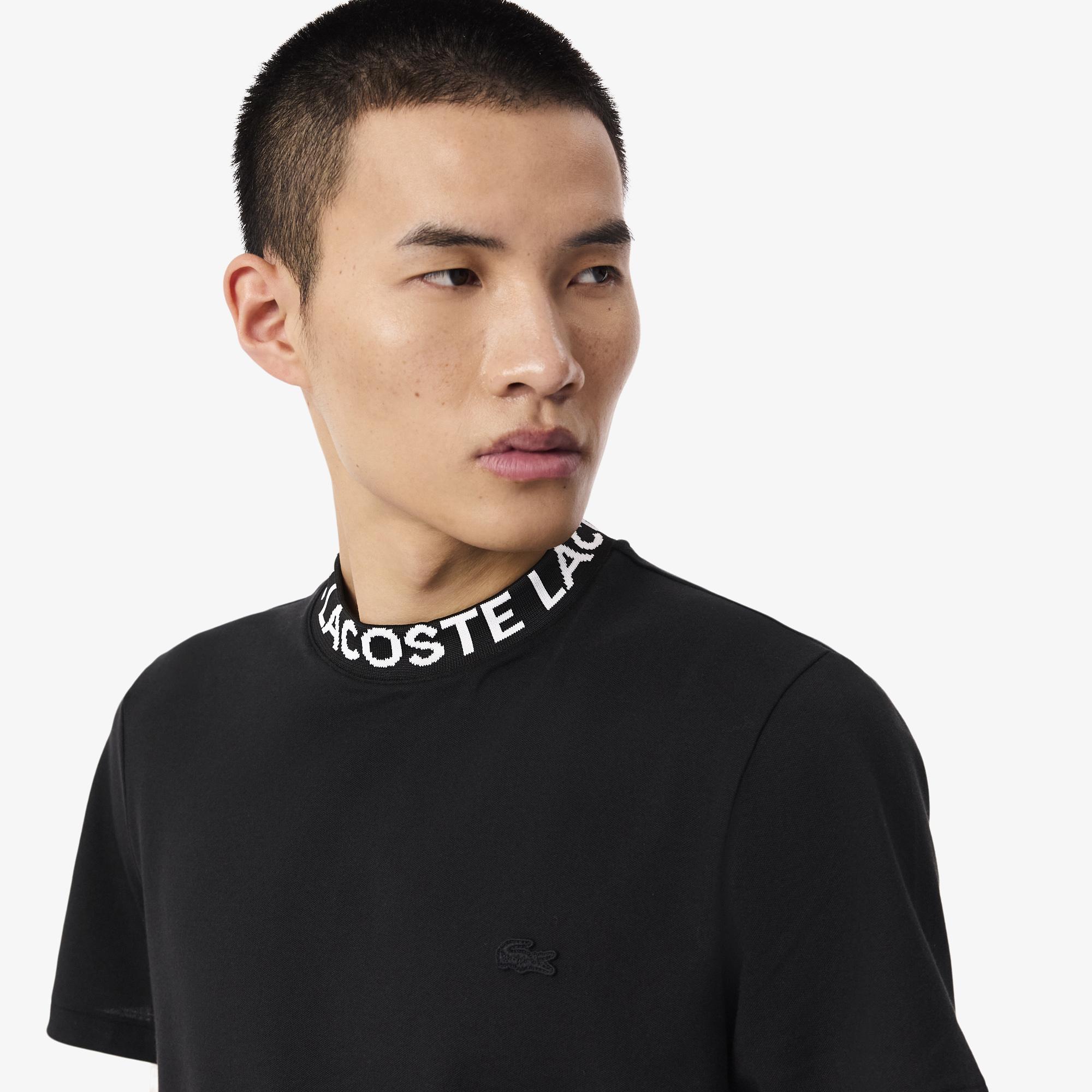 Lacoste Erkek Regular Fit Bisiklet Yaka Siyah T-Shirt