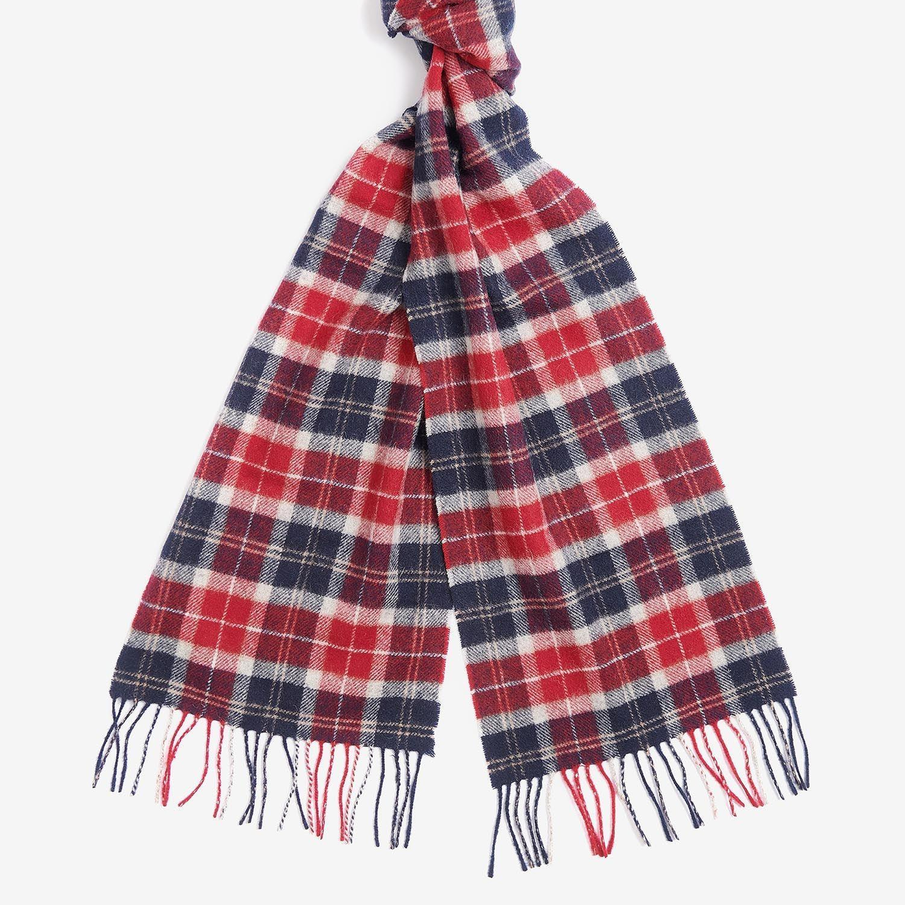 Barbour Unisex Tartan Yün Atkı (%100 Lambswool)