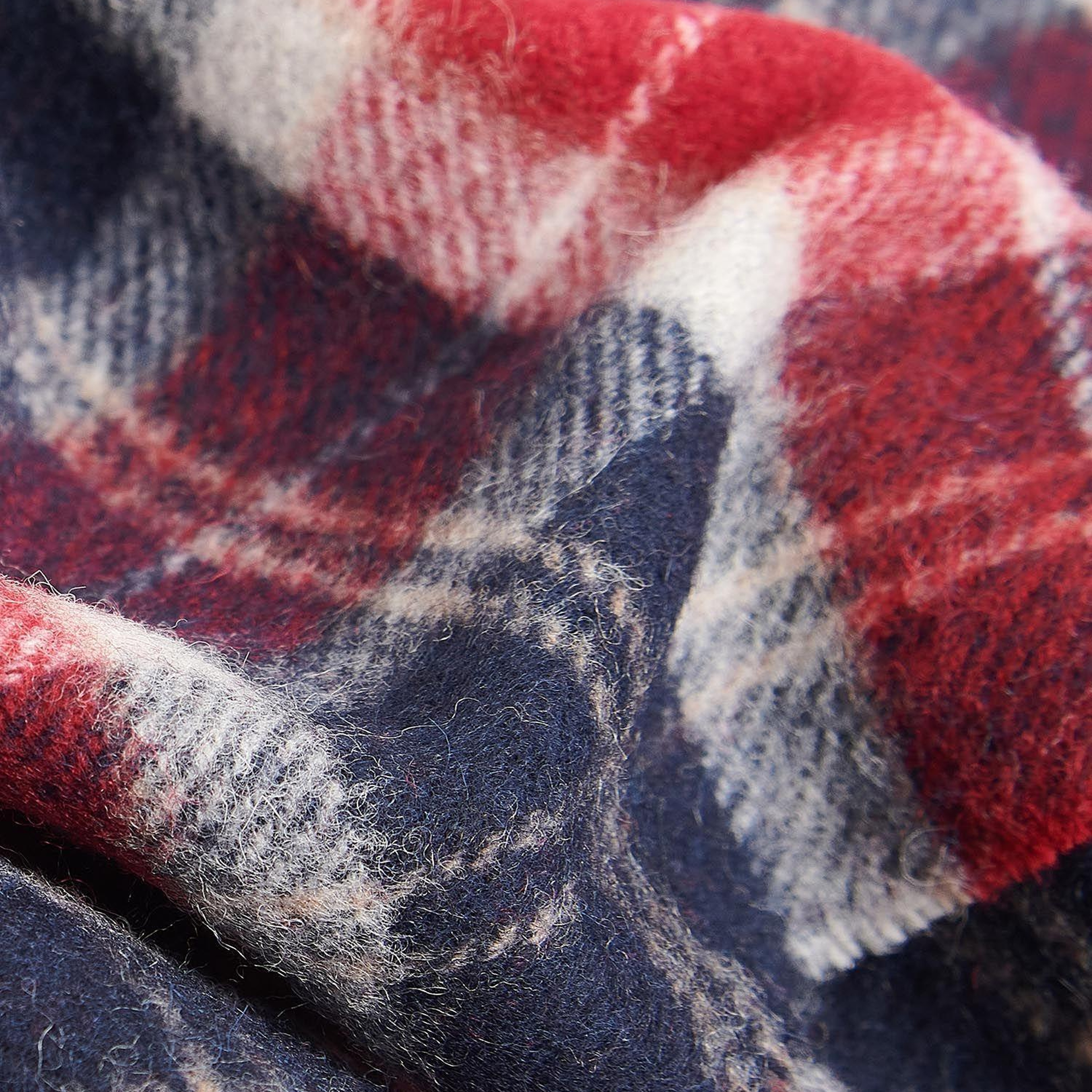 Barbour Unisex Tartan Yün Atkı (%100 Lambswool)