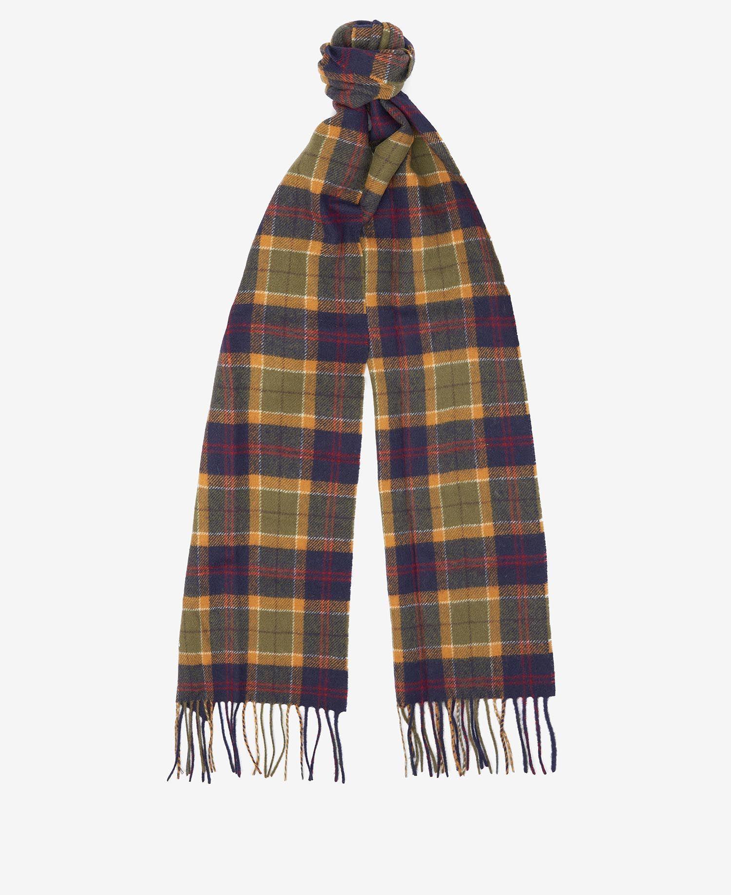 Barbour Unisex Tartan Yün Atkı (%100 Lambswool)