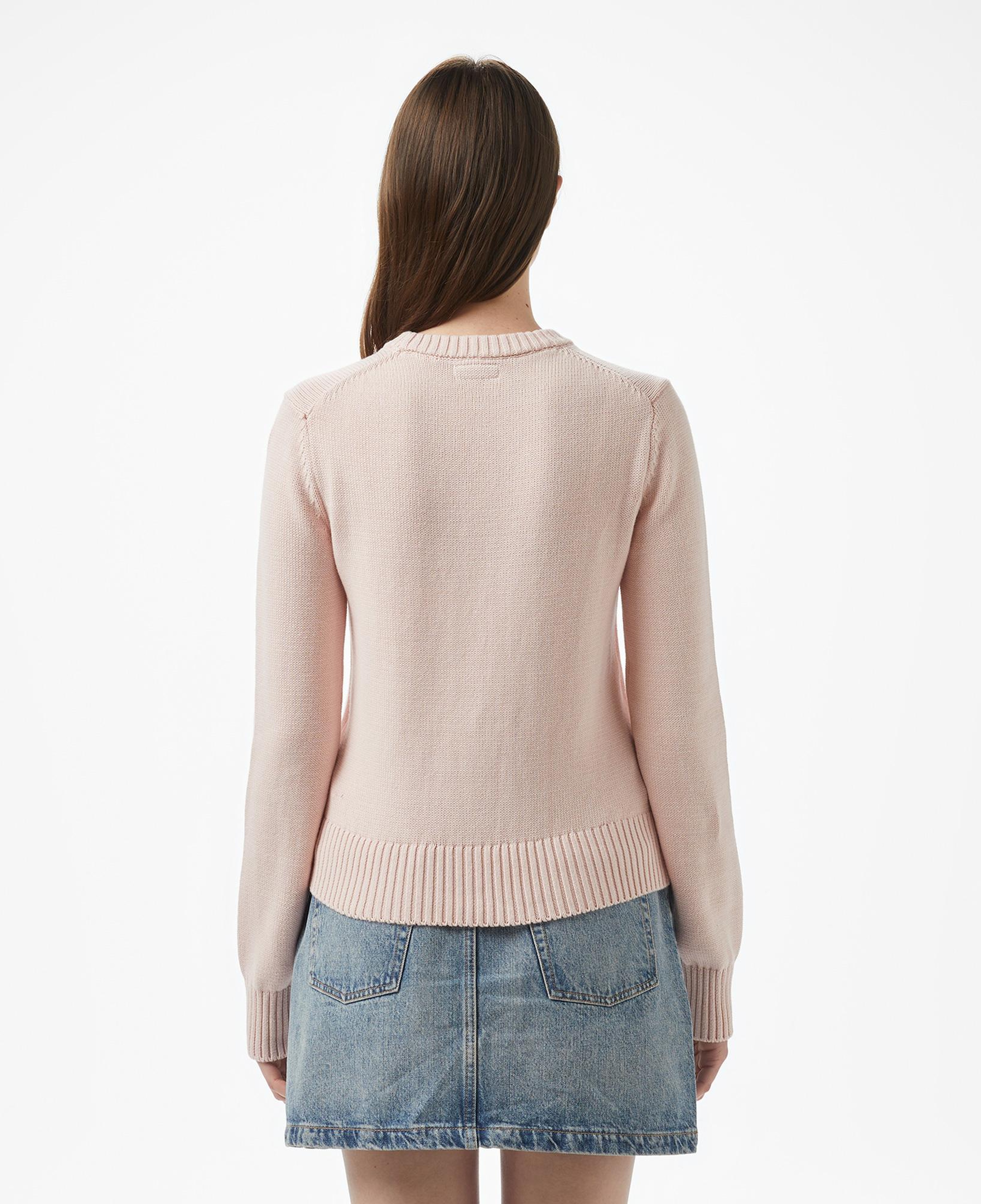 Guess Intarsia Kadın Pembe Kazak
