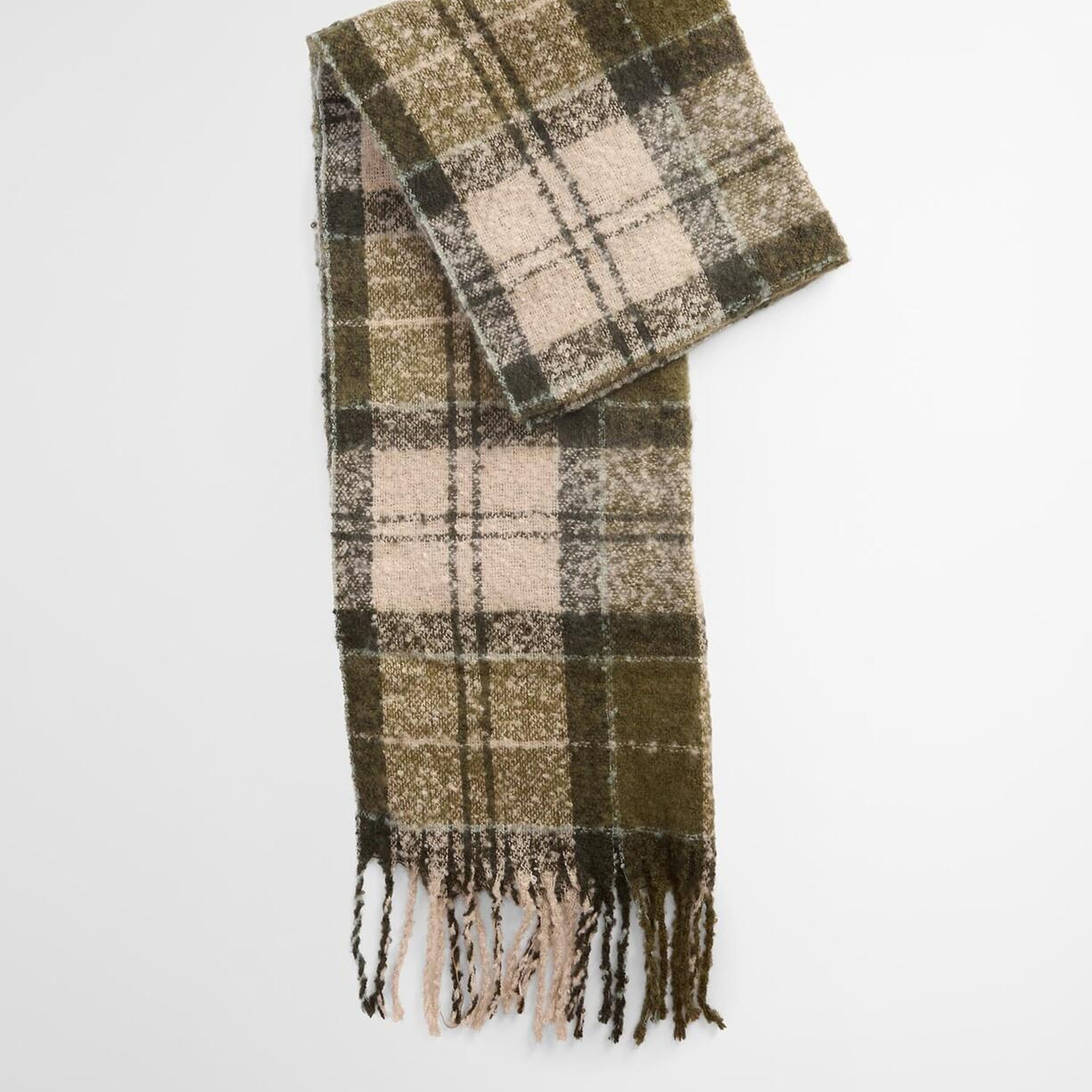 Barbour Saltburn Bere & Tartan Şal Seti