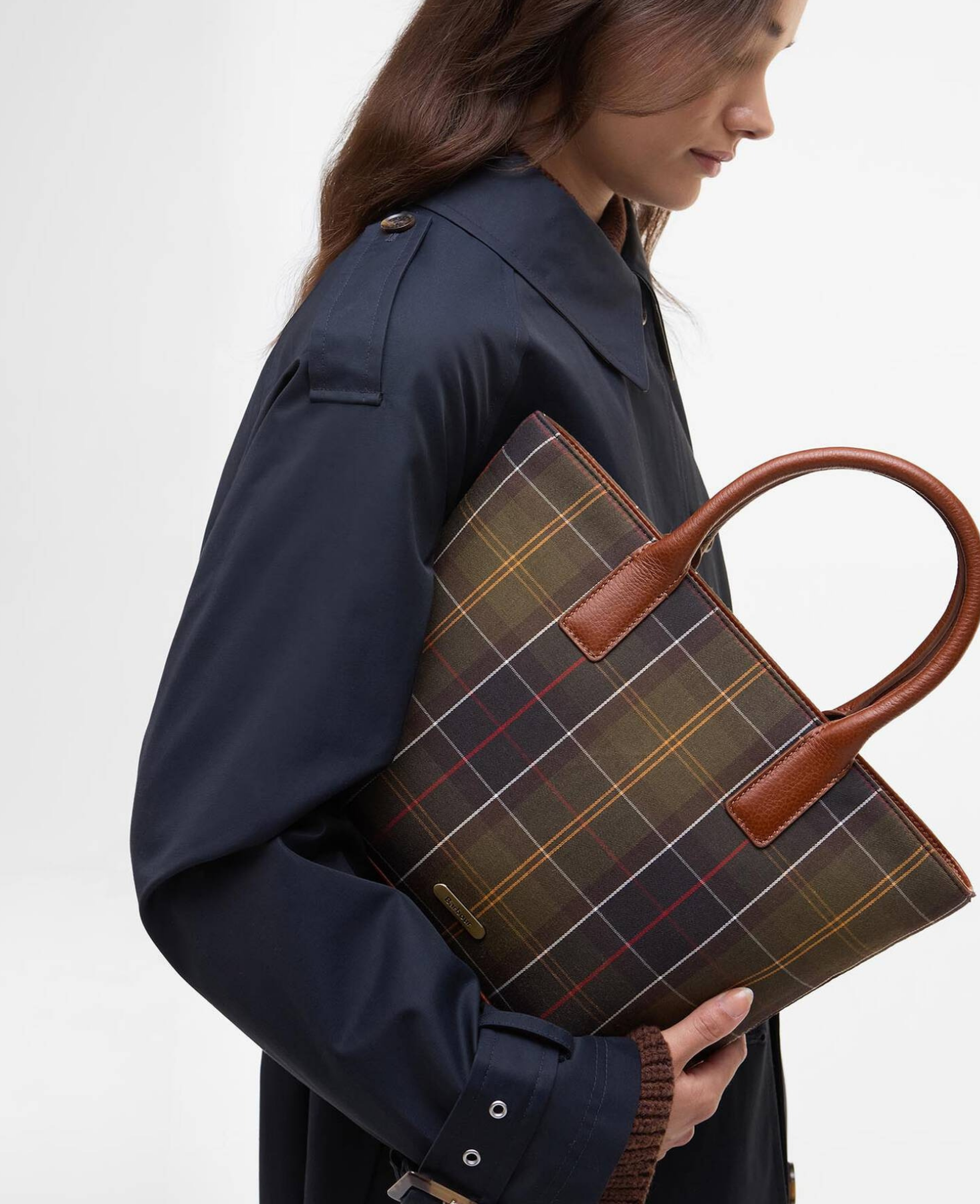 Barbour Birch Tartan Kol Çantası