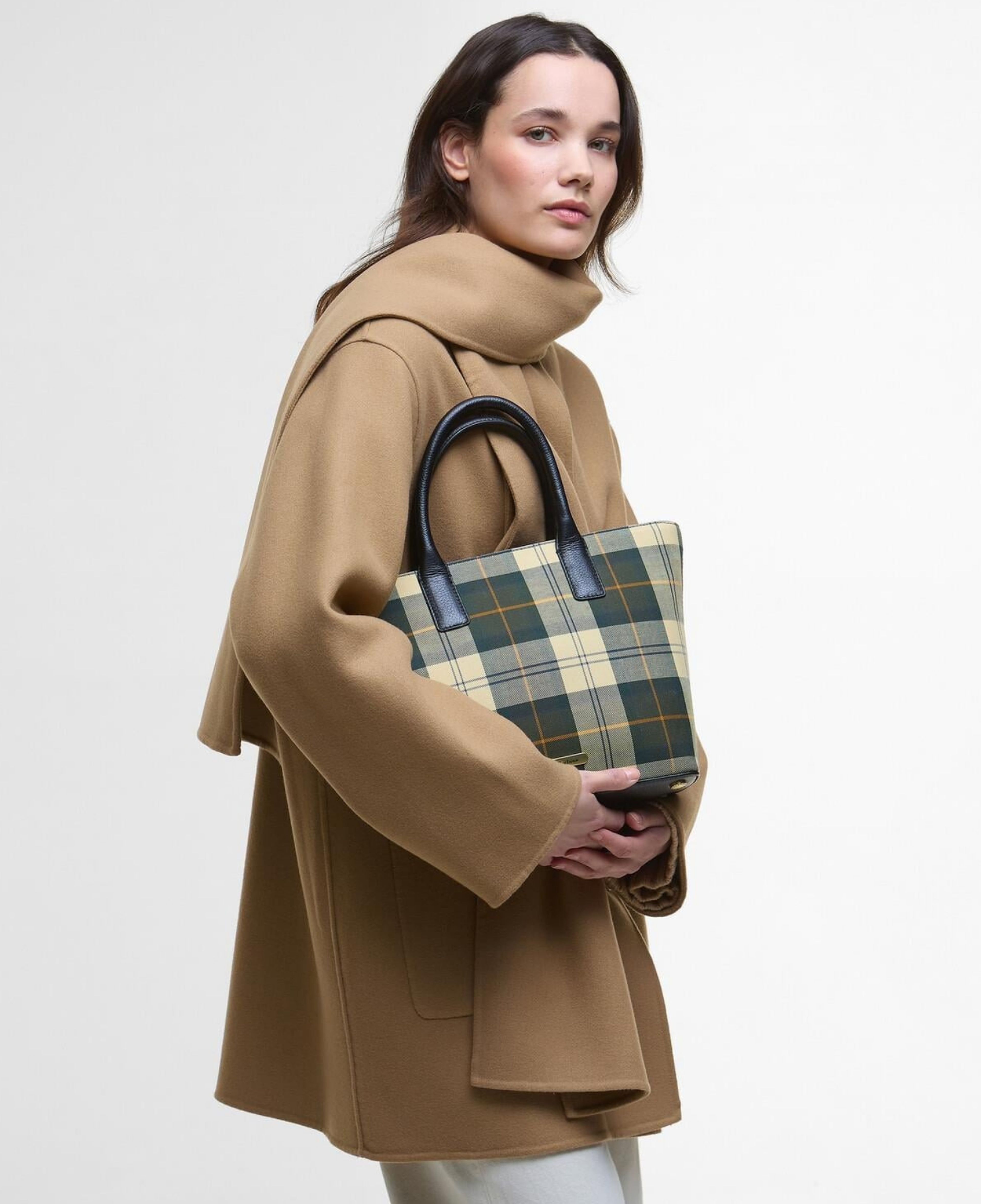 Barbour Birch Tartan Kol Çantası
