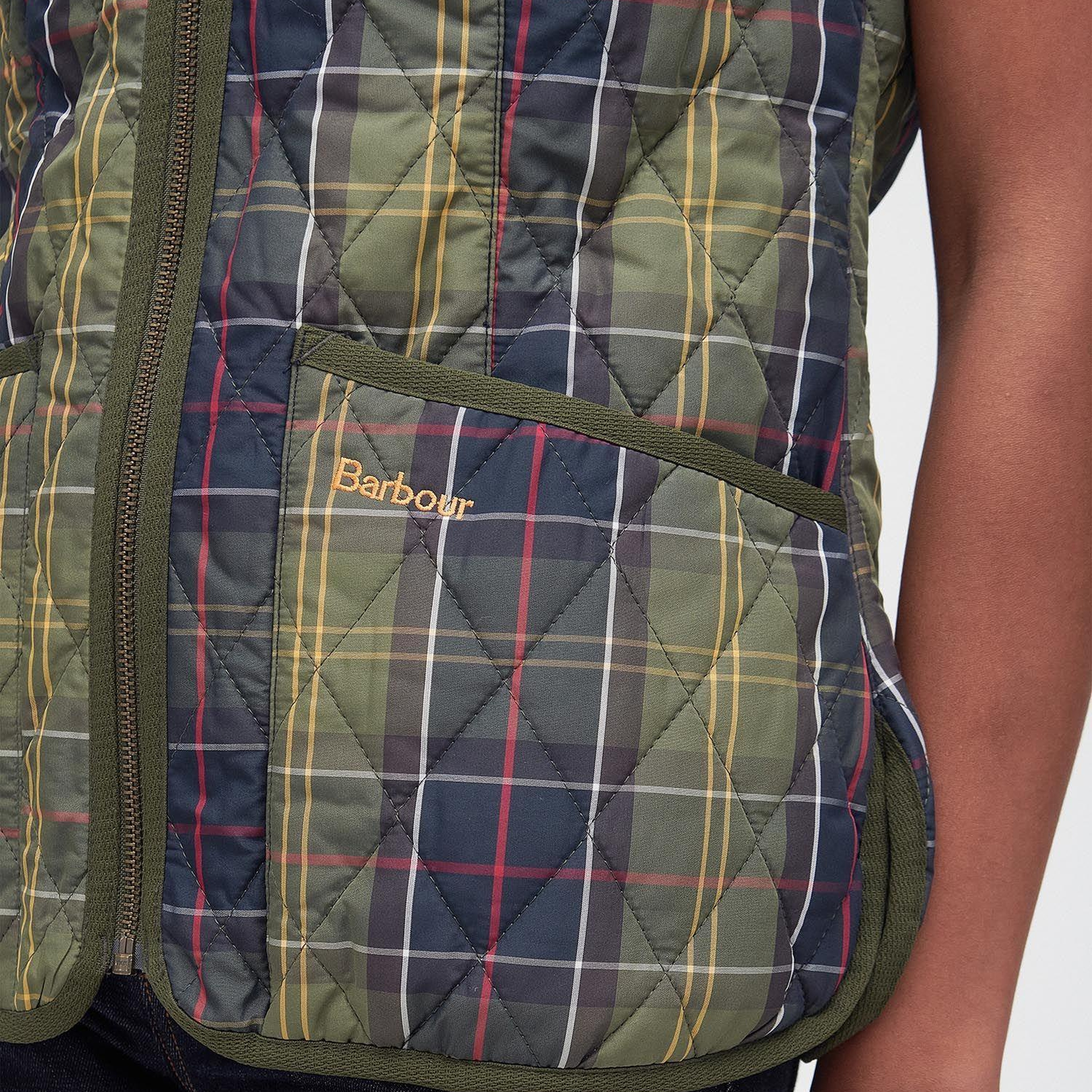Barbour Tartan Betty İçlik-Yelek - Beadnell Ceketler İle Uyumludur