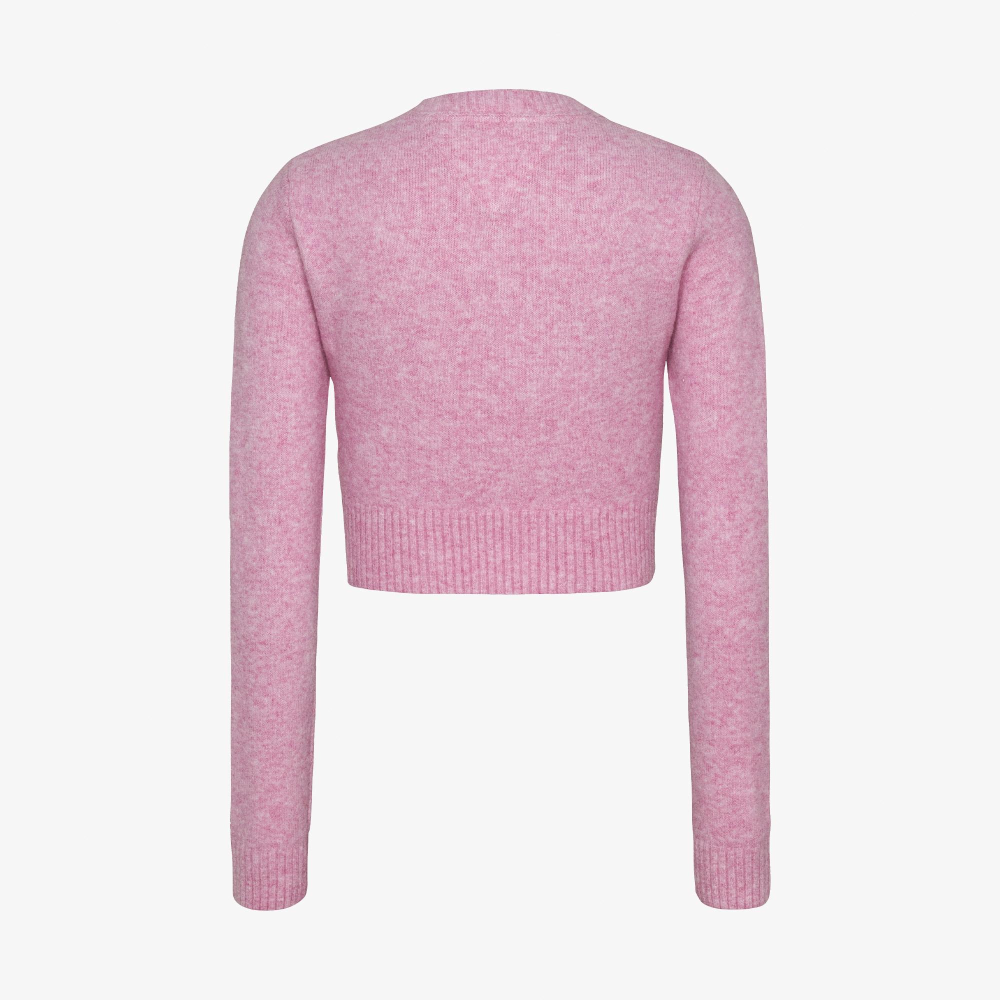 Tommy Jeans Crp Script Ext Kadın Pembe Kazak