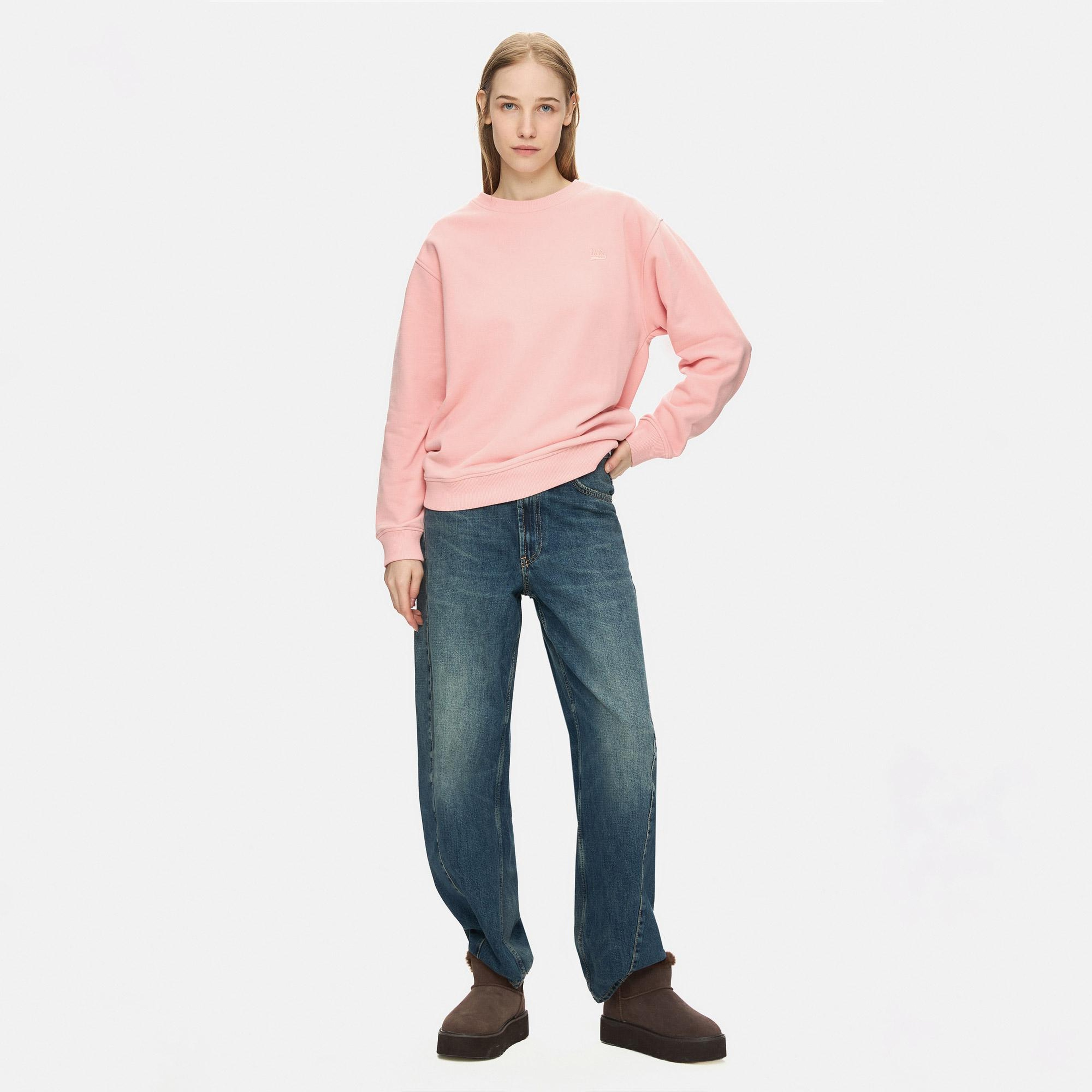 Ucla Sunniva Kadın Pembe Sweatshirt
