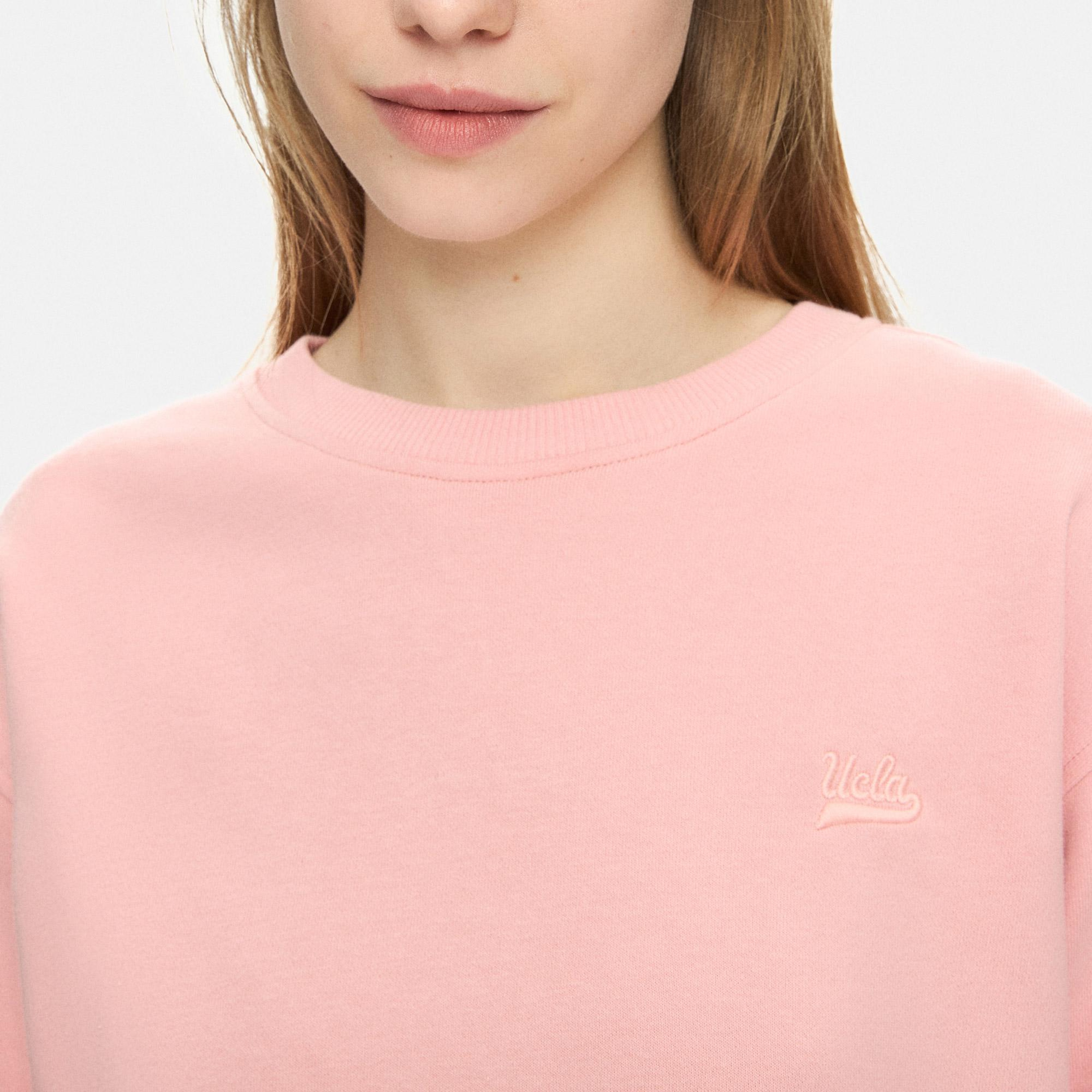 Ucla Sunniva Kadın Pembe Sweatshirt