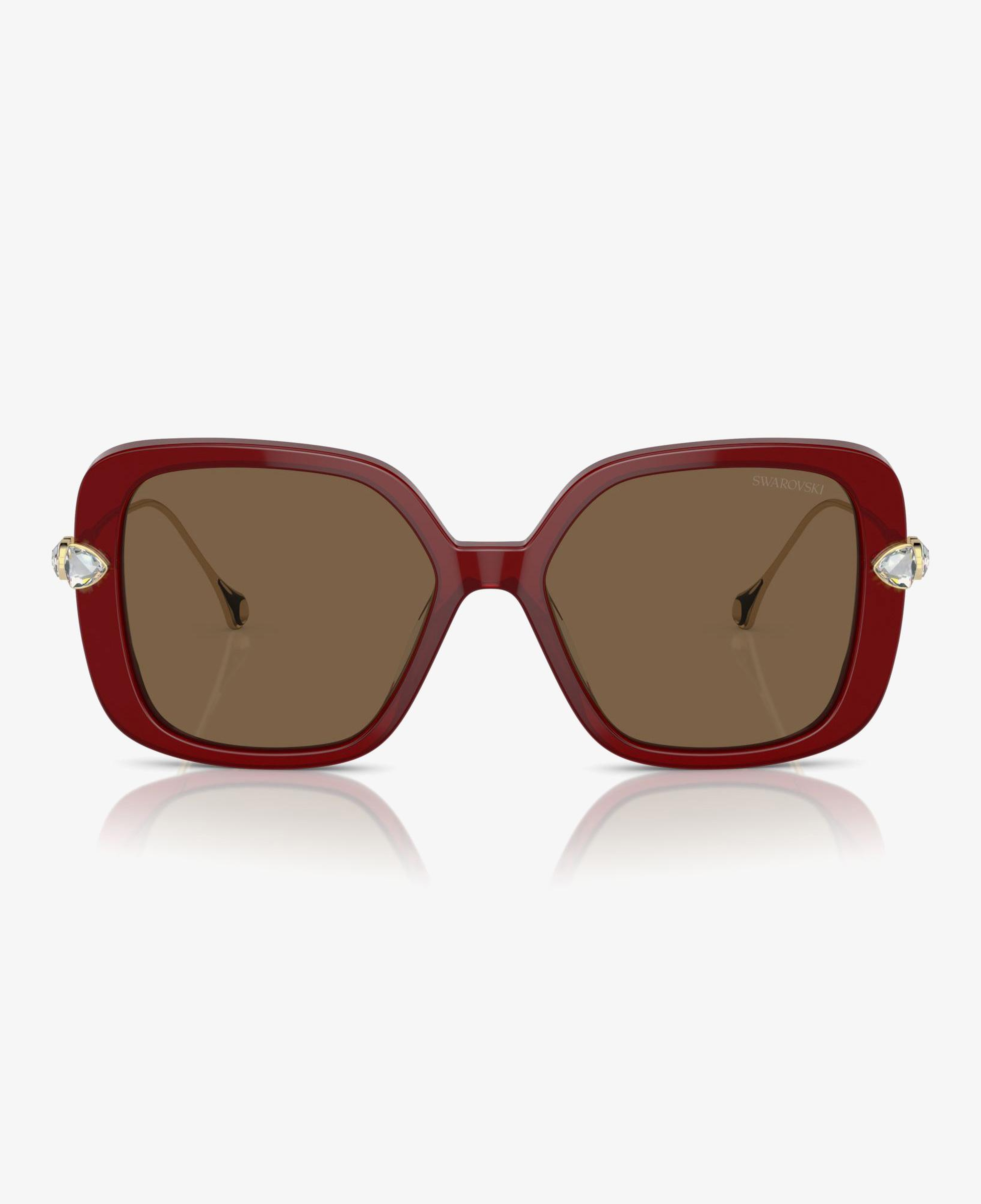 Swarovski Sk611 Kadın Bordo Güneş Gözlüğü