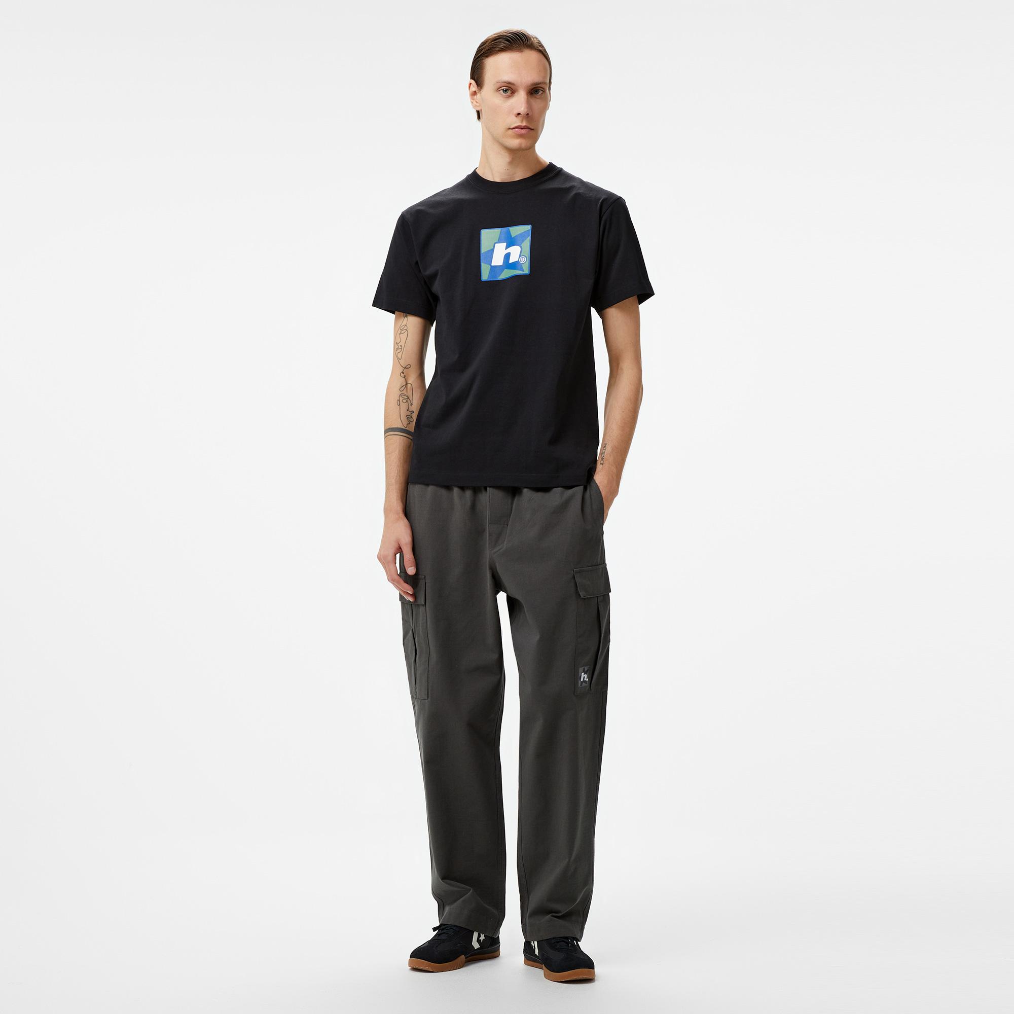 HUF Star Erkek Siyah T-Shirt