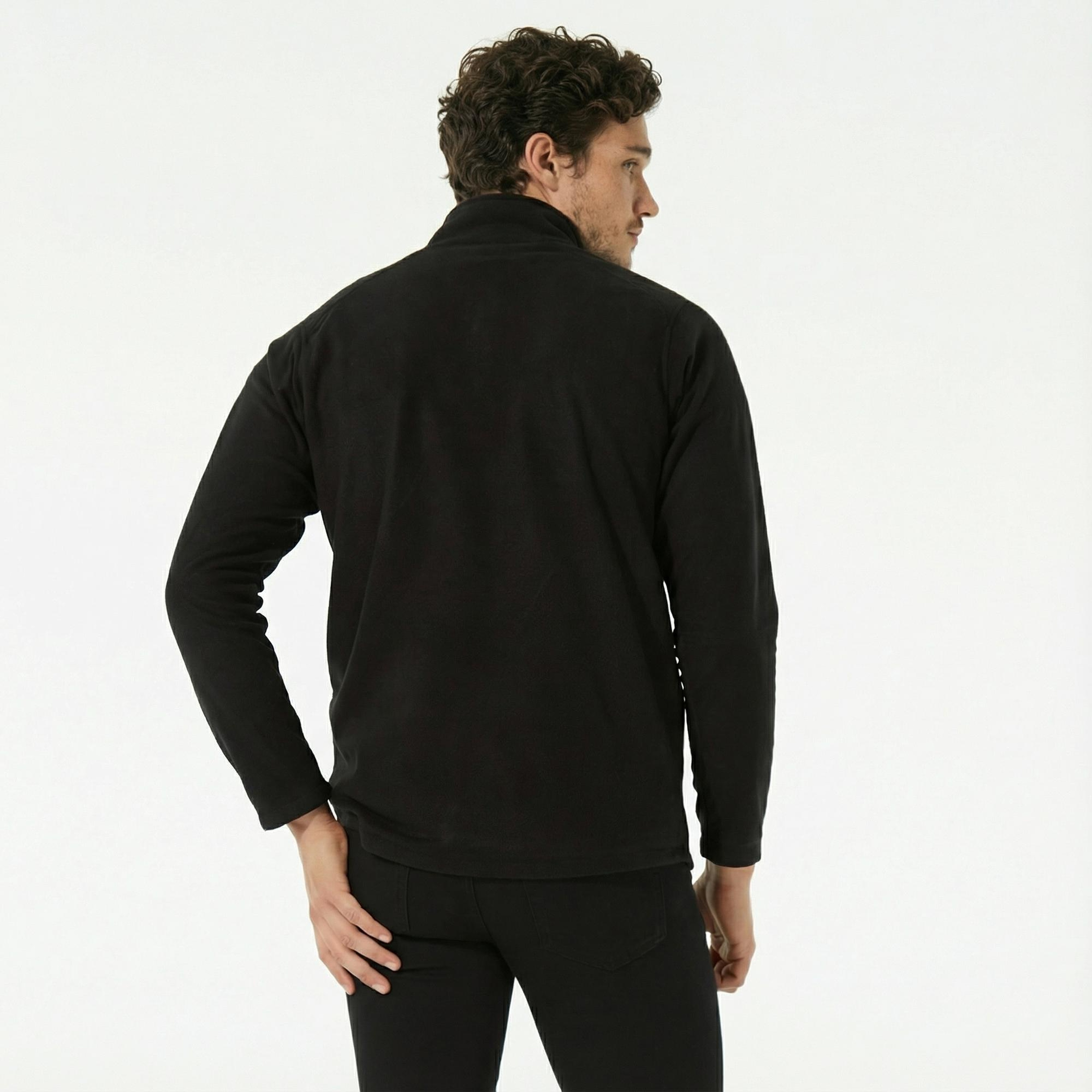 Helly Hansen HH Mount Fleece Erkek Siyah Polar Sweatshirt