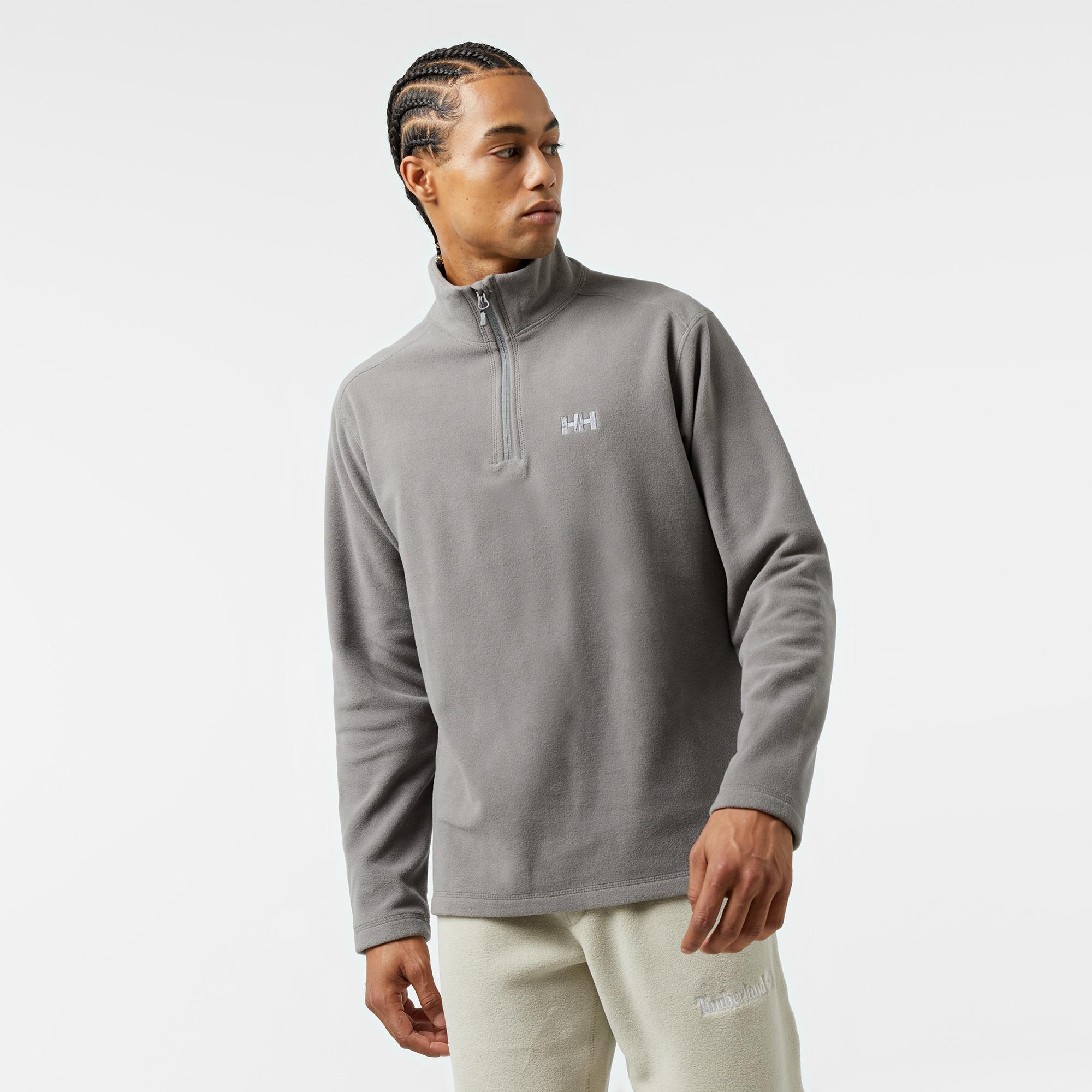 Helly Hansen Mount Polar Fleece Erkek Gri Sweatshirt