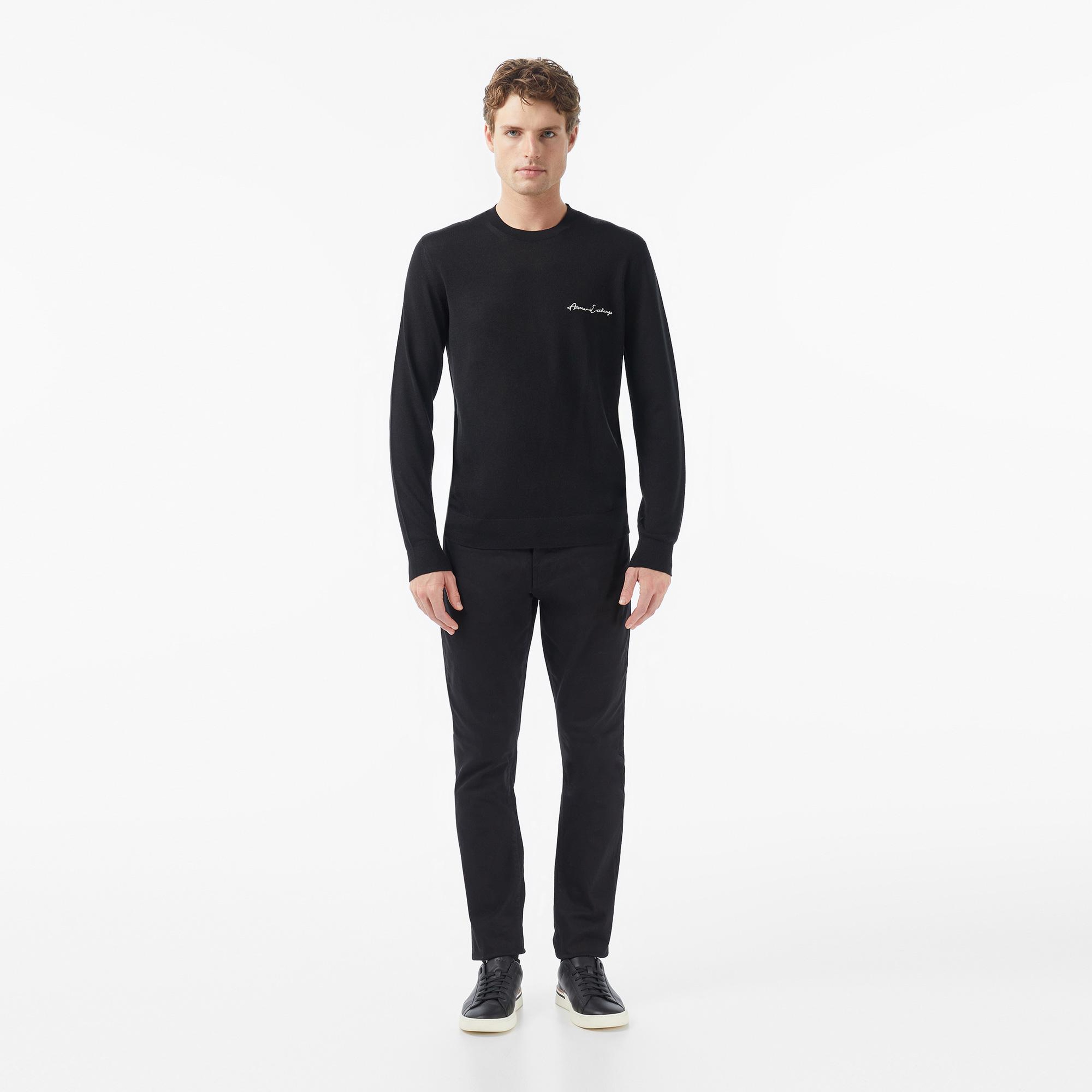 Armani Exchange Erkek Siyah Sweatshirt