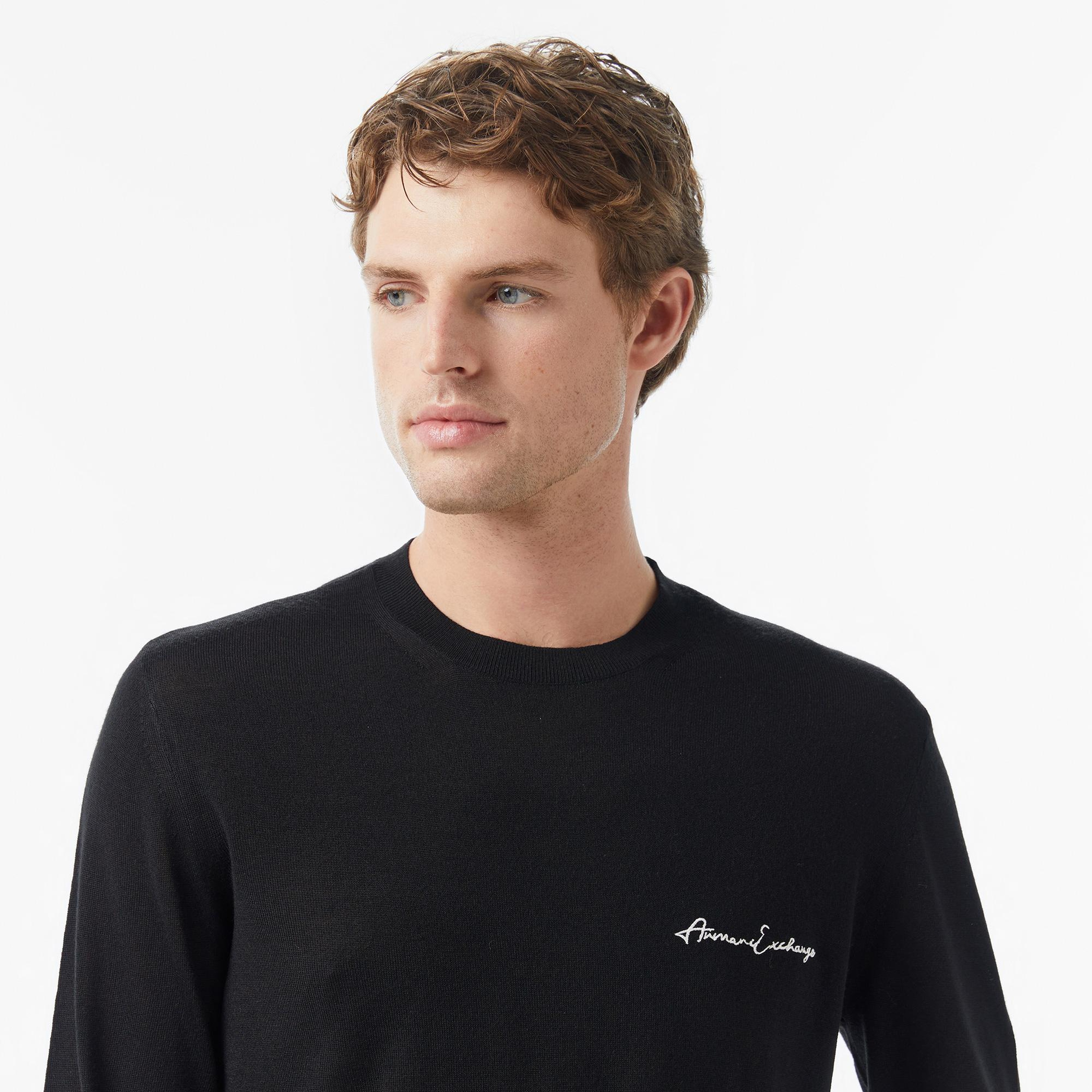 Armani Exchange Erkek Siyah Sweatshirt