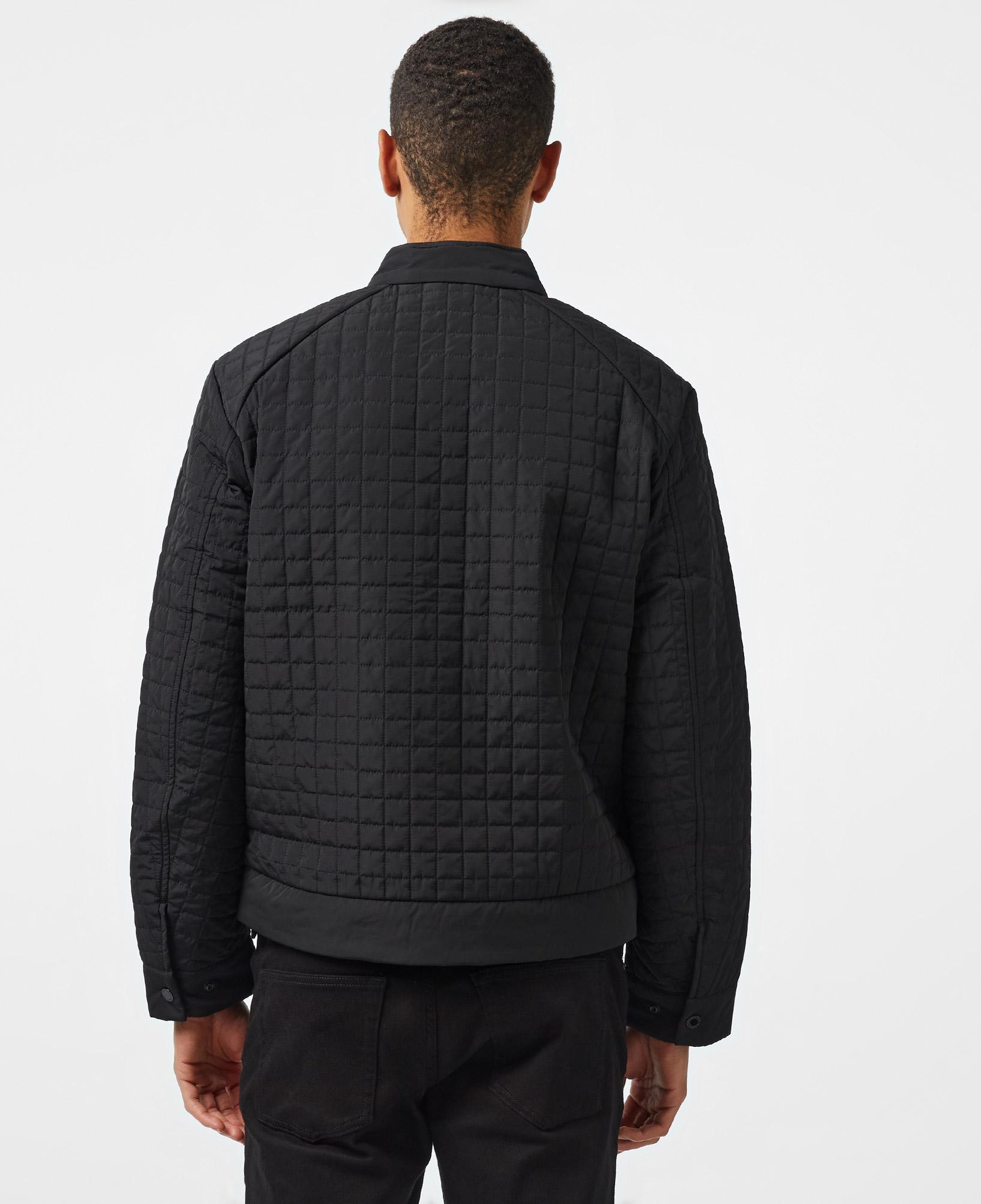 Calvin Klein Grıd Quilt Biker Slw Erkek Siyah Biker Ceket