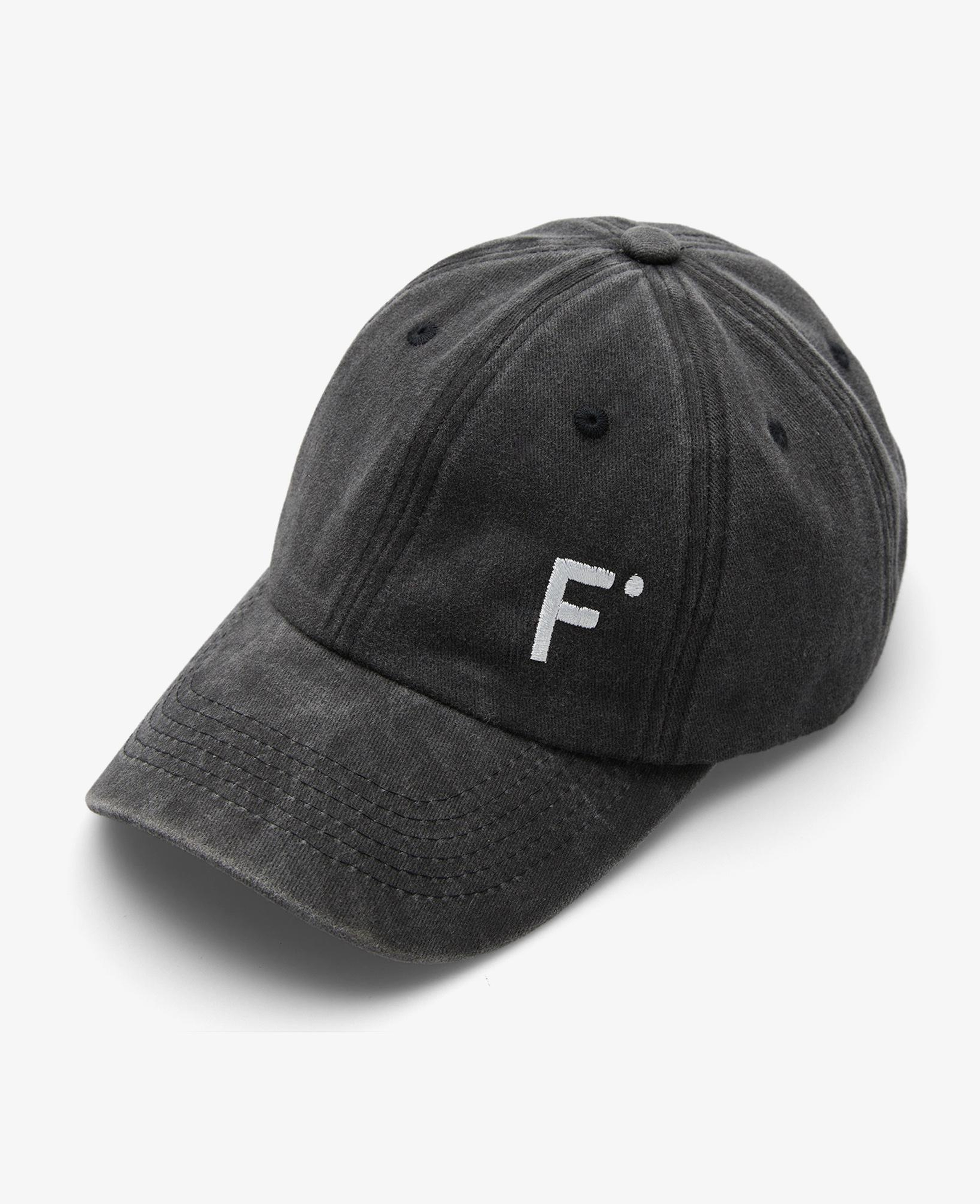 FashFed Yıkamalı Unisex Antrasit Şapka