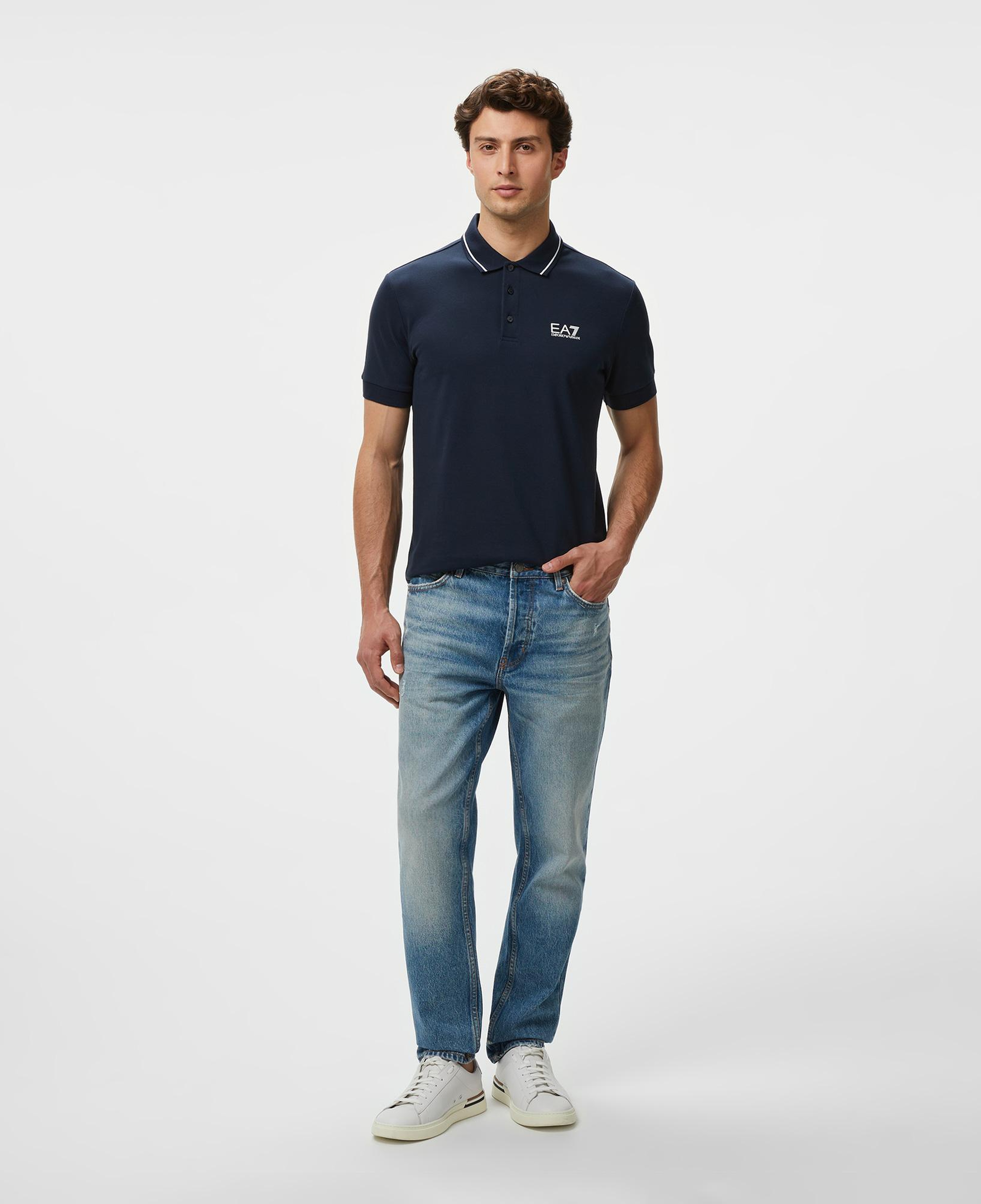 EA7 Erkek Mavi Polo