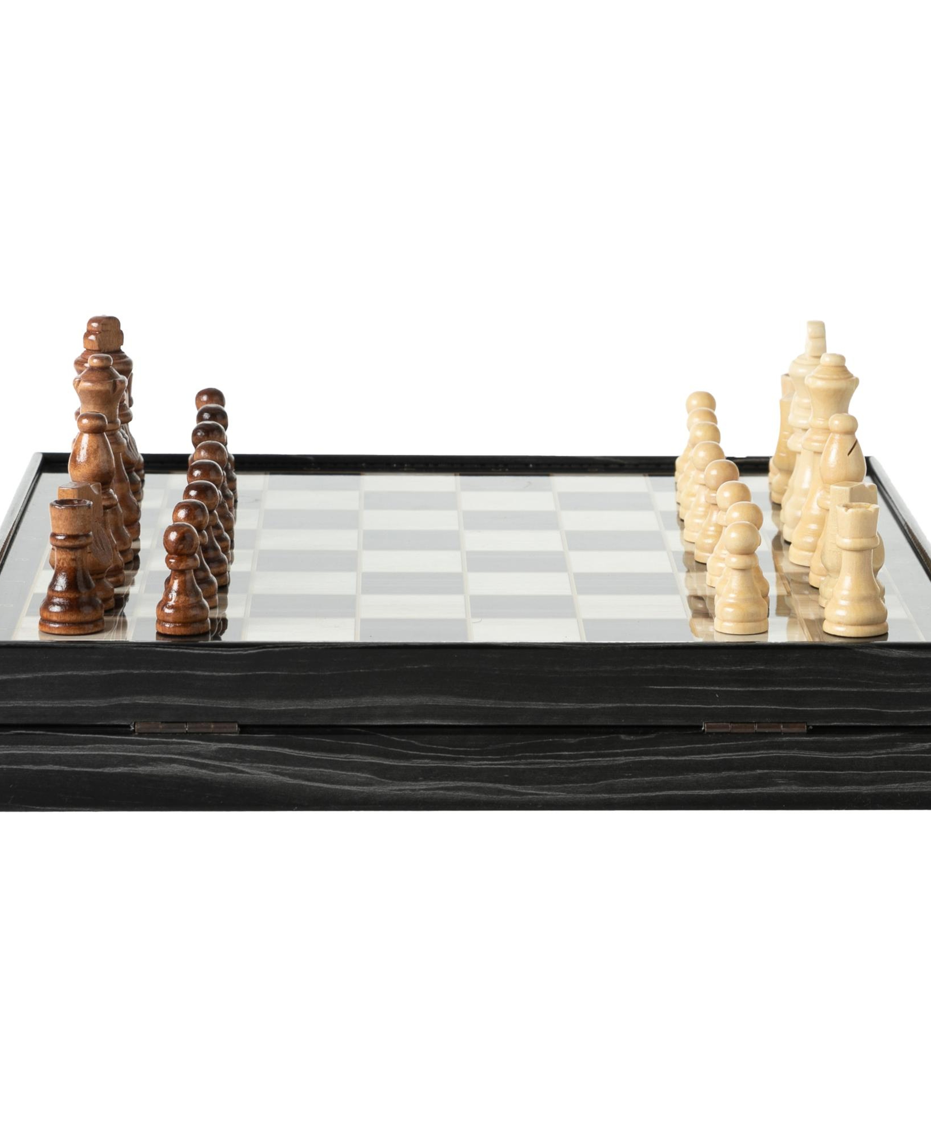 BLACK MARBLE HAZNELİ SATRANÇ