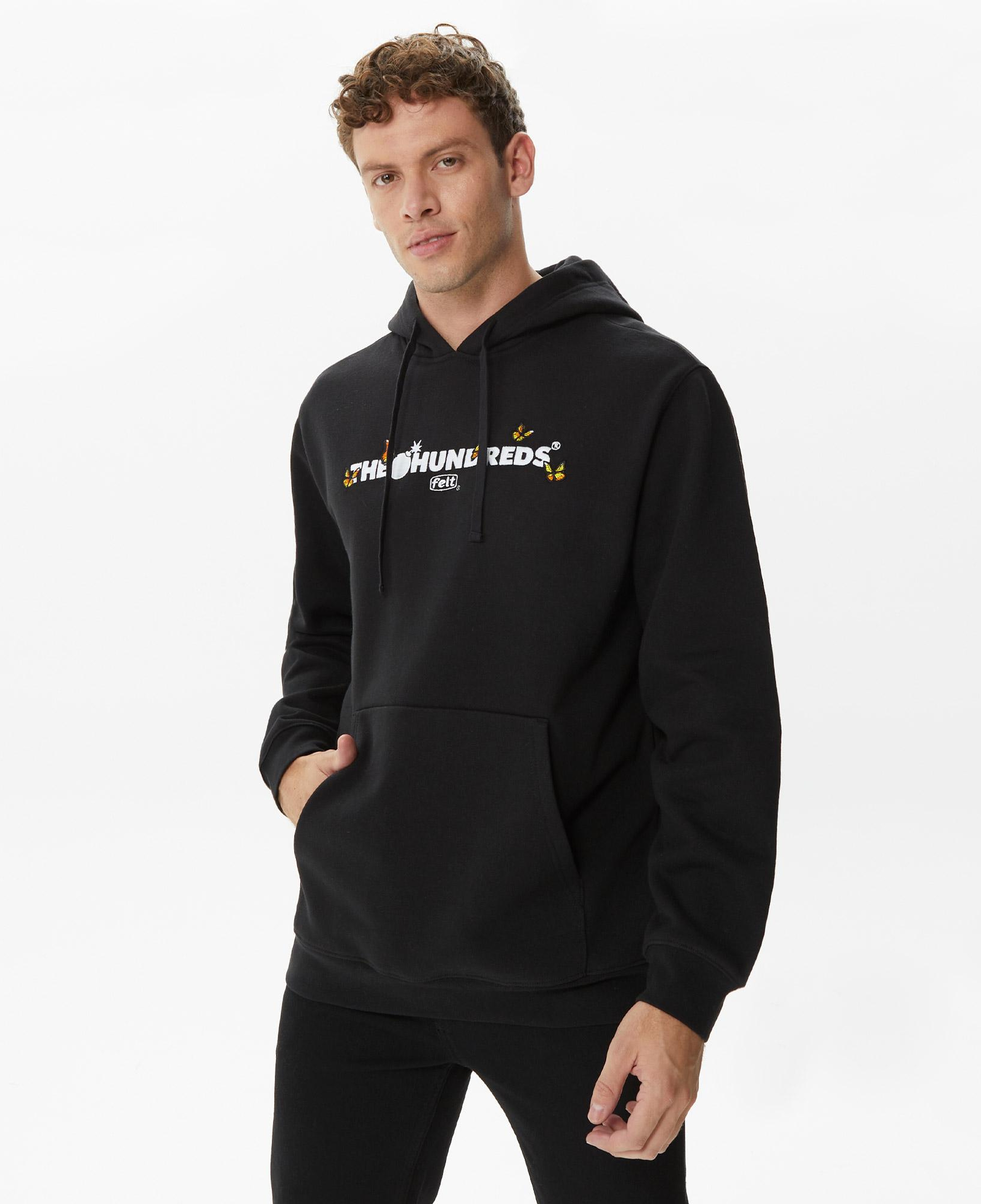 The Hundreds Butterfly Adam Pullover Erkek Siyah Sweatshirt