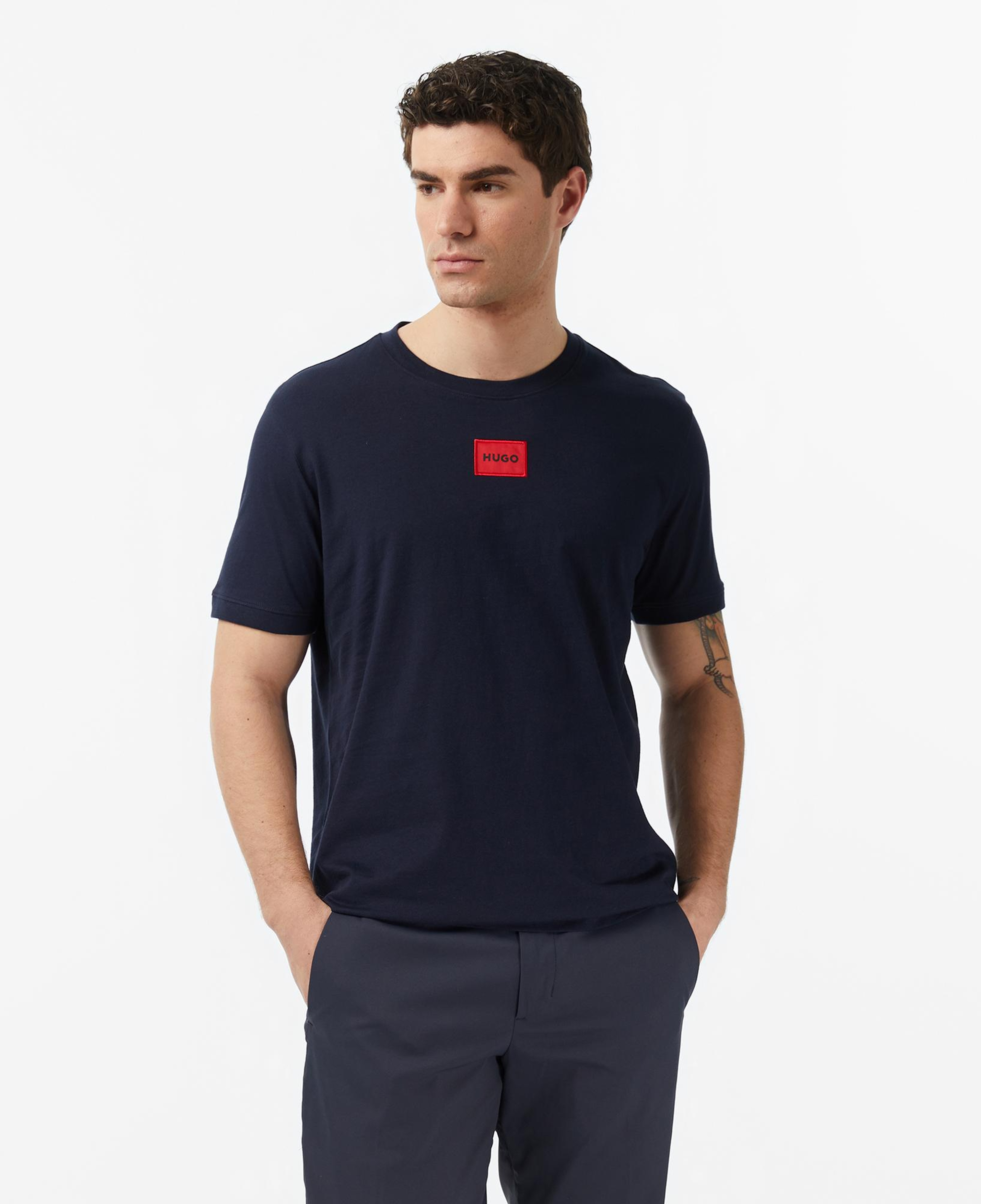Hugo Diragolino 212 Erkek Lacivert T-Shirt