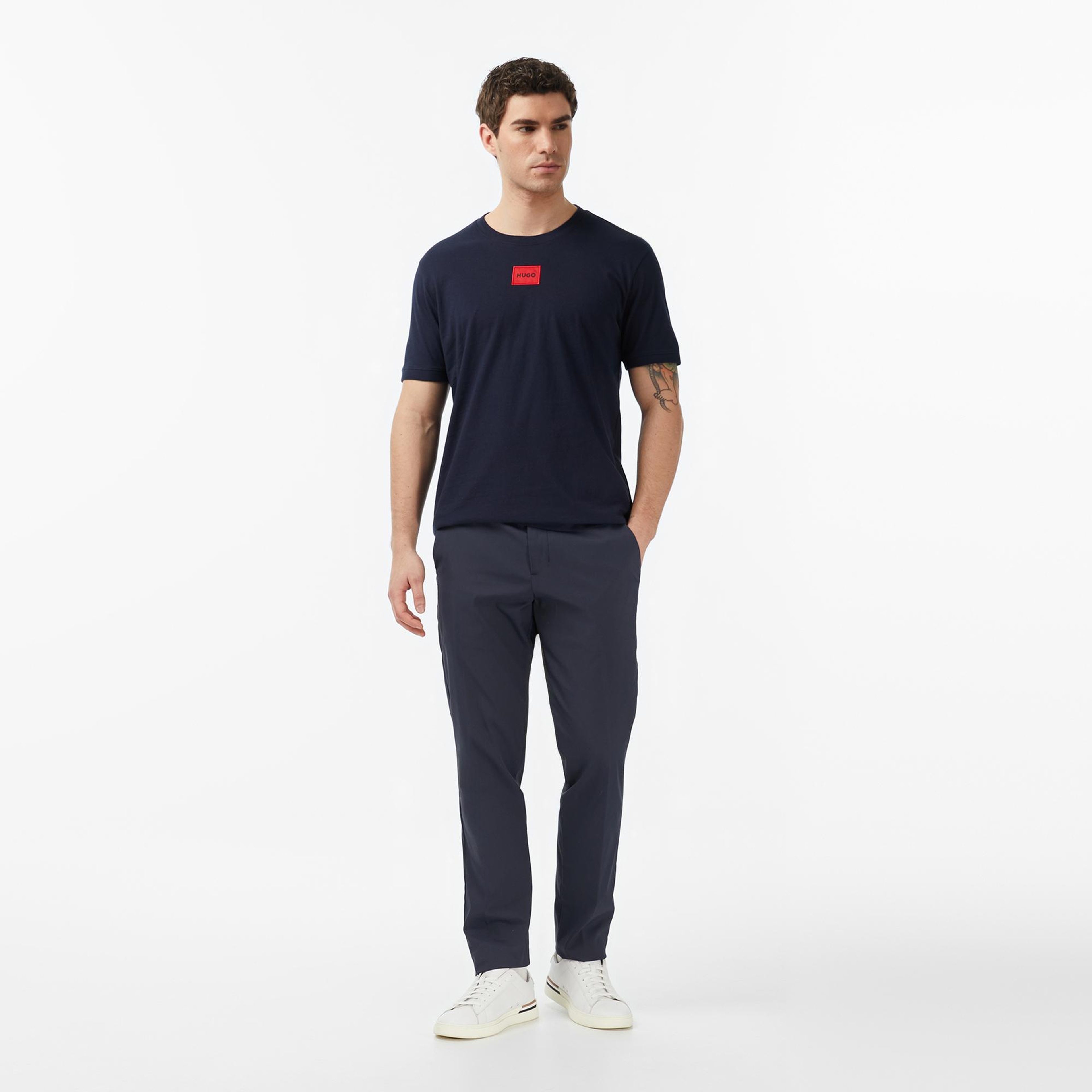 Hugo Diragolino 212 Erkek Lacivert T-Shirt