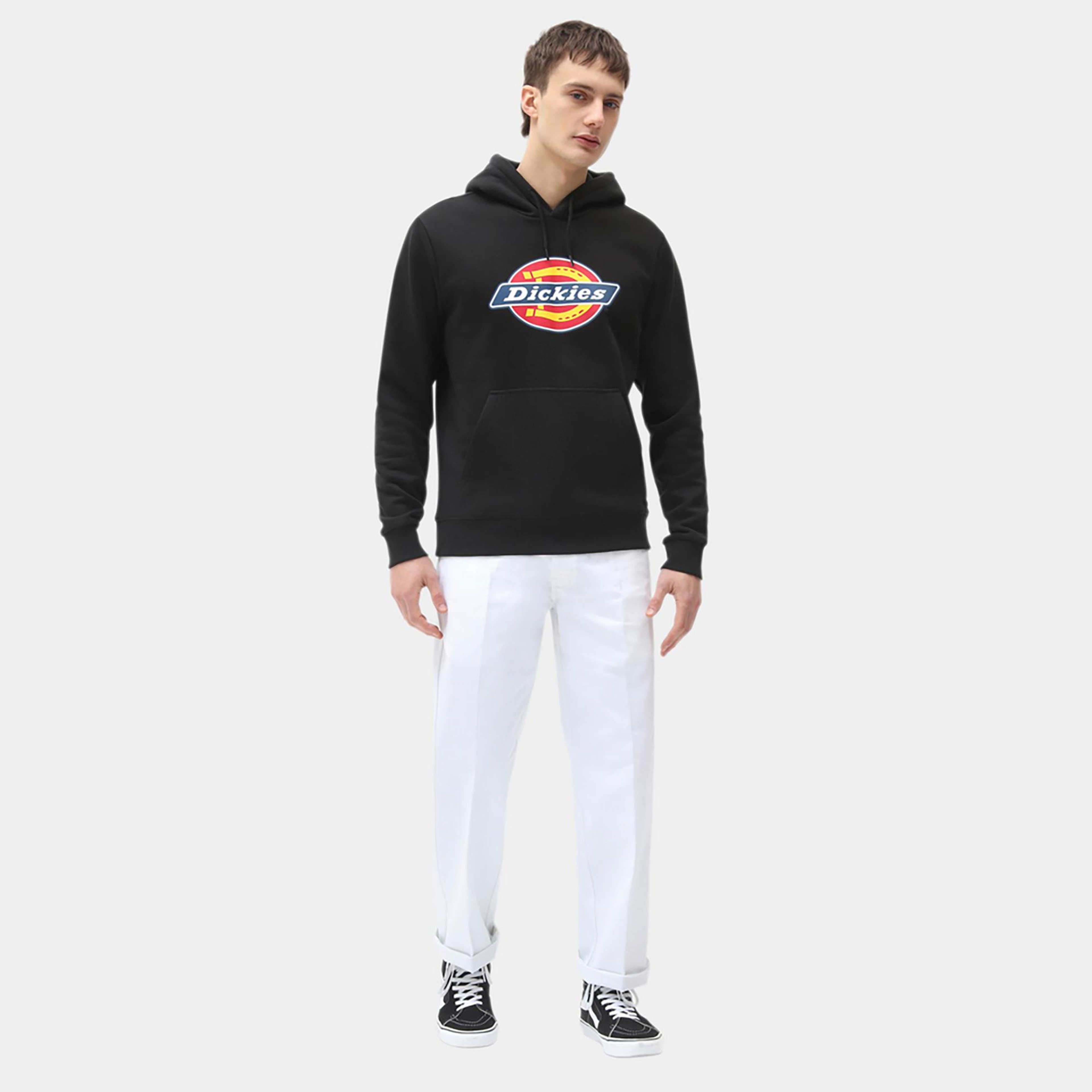 Dickies İcon Logo Erkek Siyah Sweatshirt