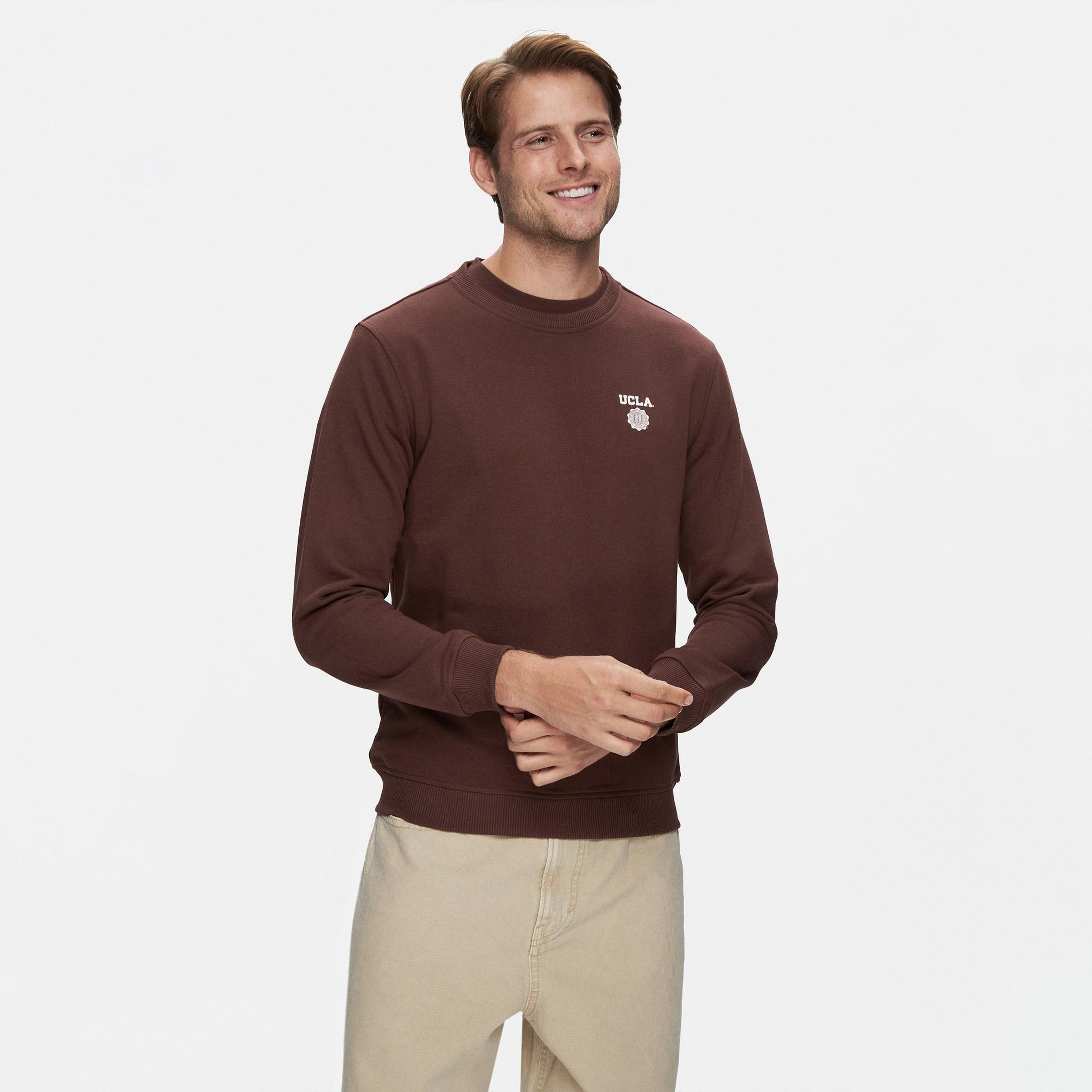 Ucla Valley Erkek Pembe Sweatshirt