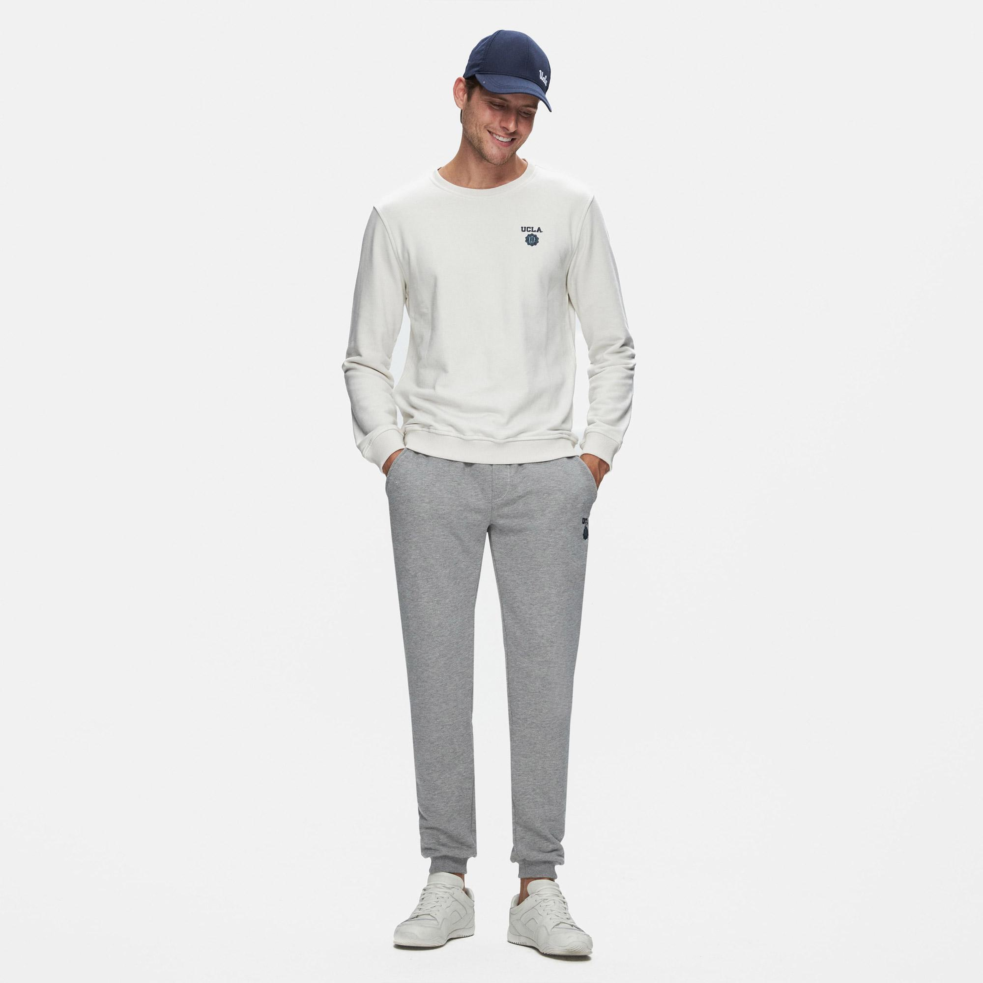 Ucla Valley Erkek Krem Rengi Sweatshirt