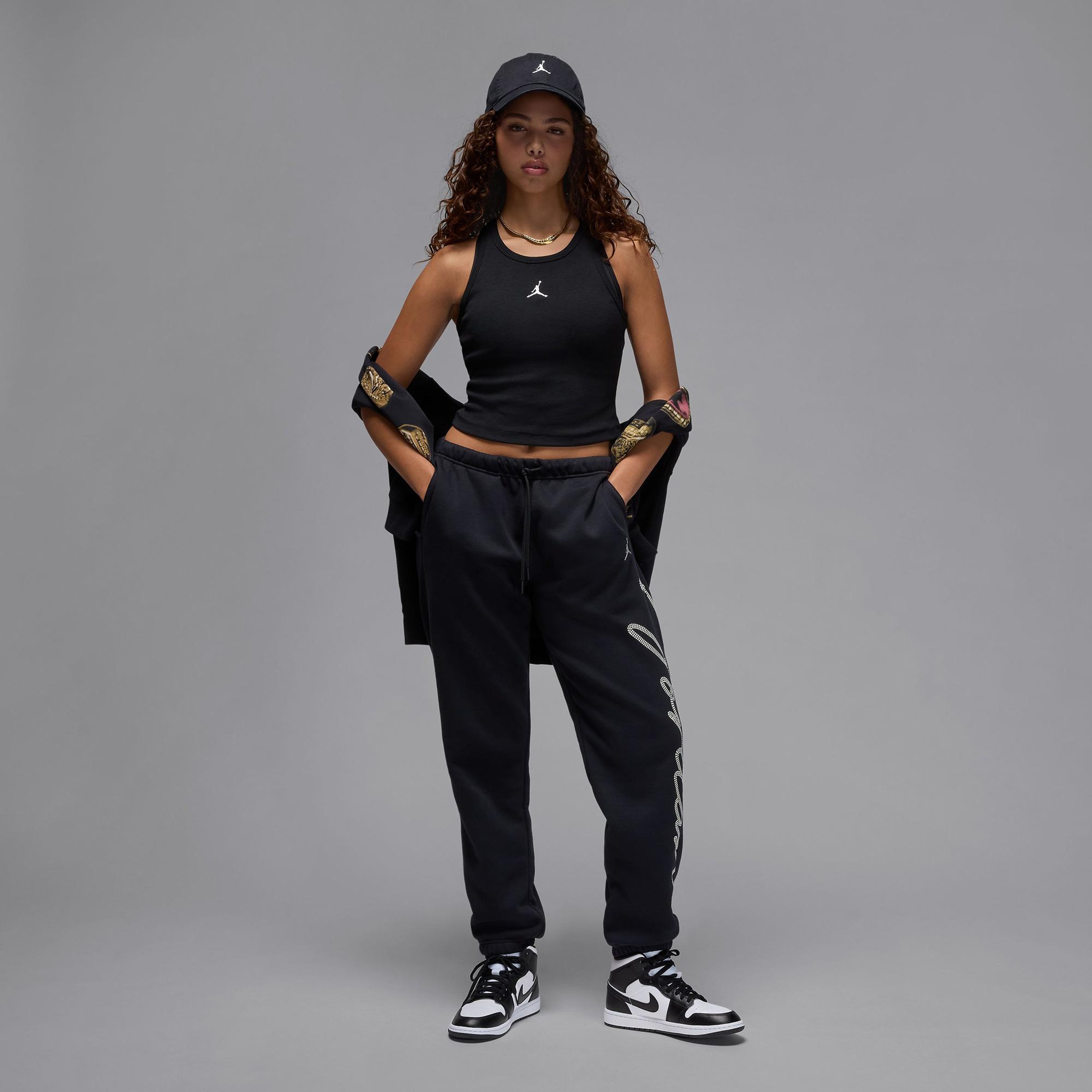Jordan Essentials Kadın Siyah Crop Top
