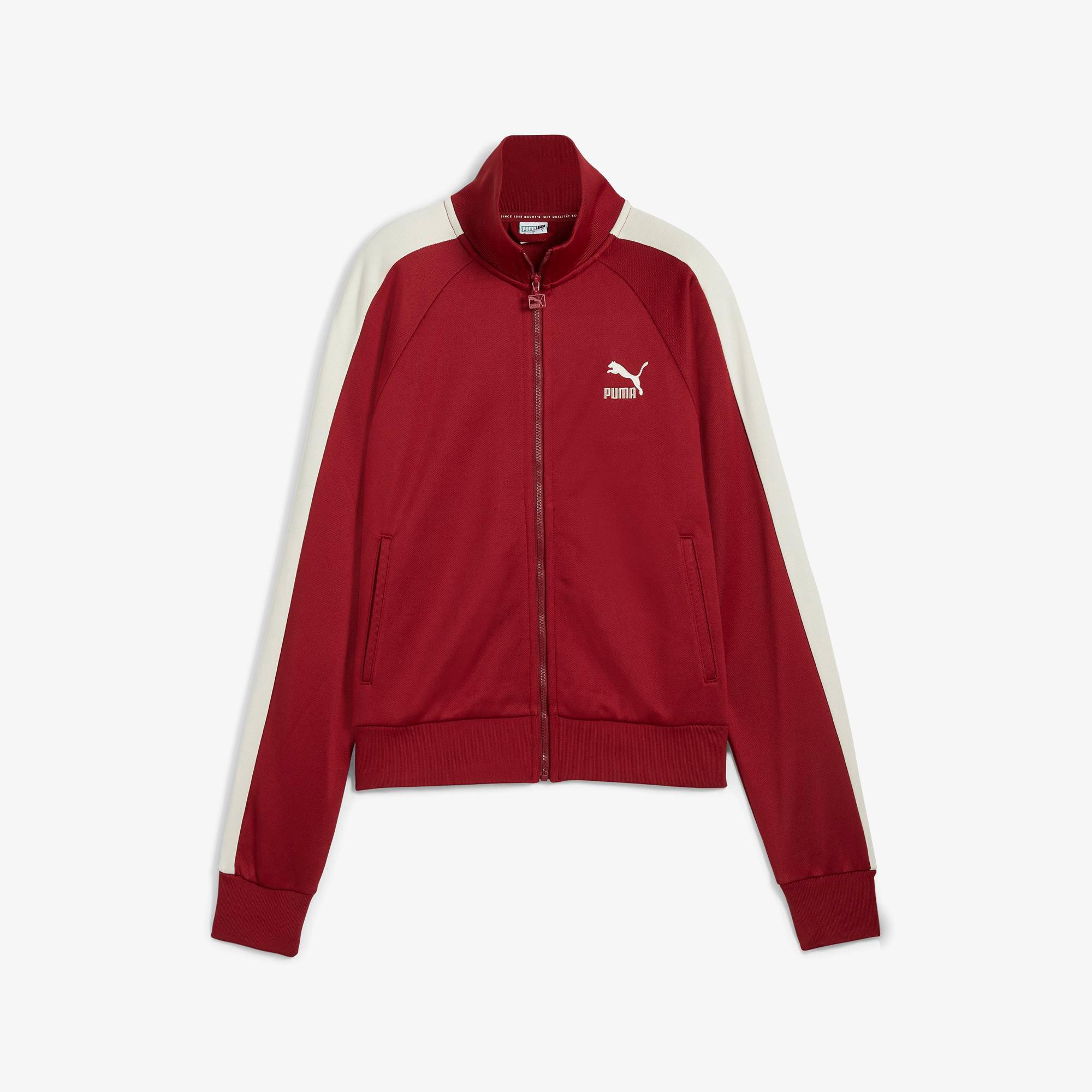 Puma Iconic T7 Track Kadın Kırmızı Eşofman Üstü
