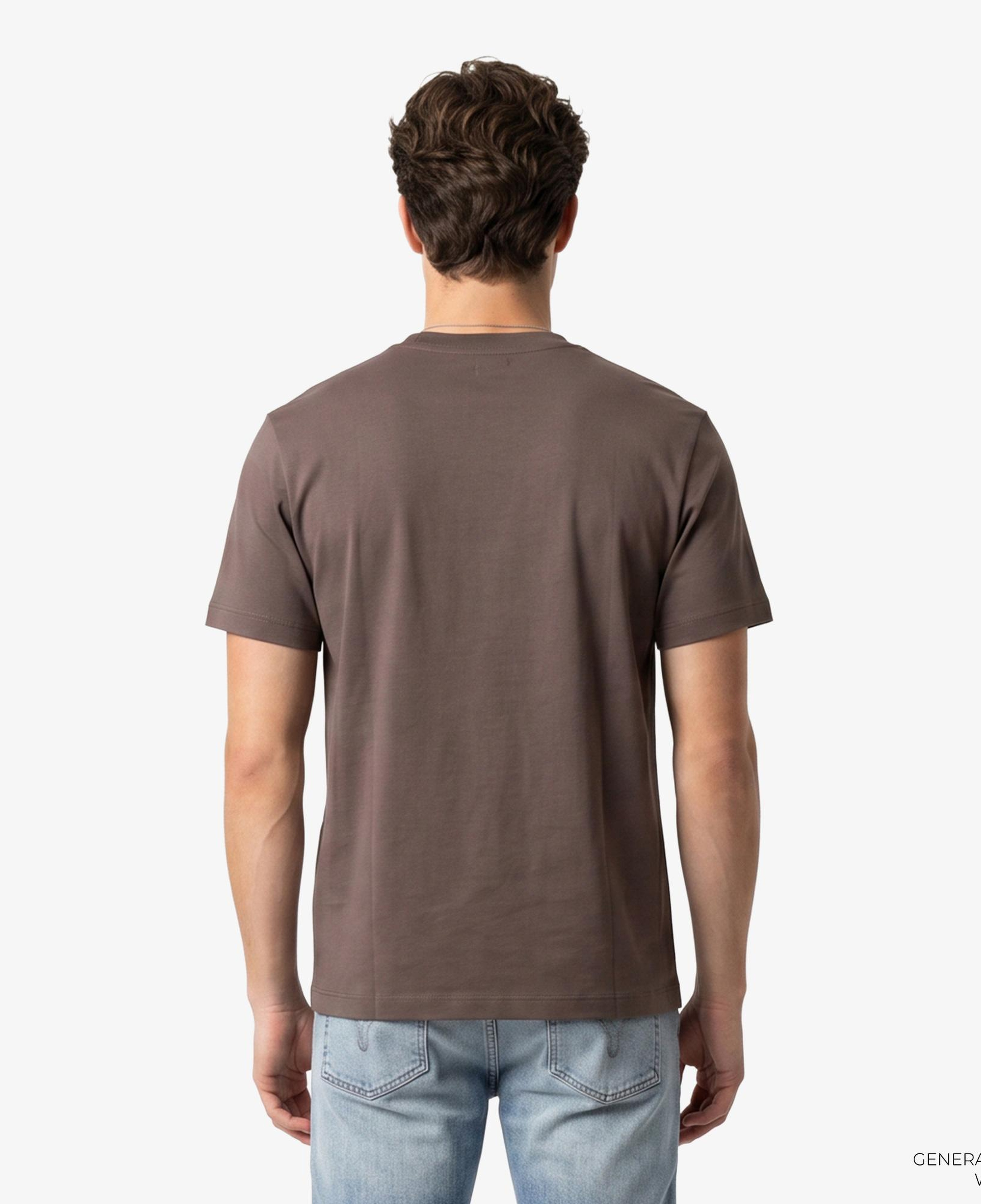 Calvin Klein 20S Sportswear Grap Erkek Kahverengi T-Shirt