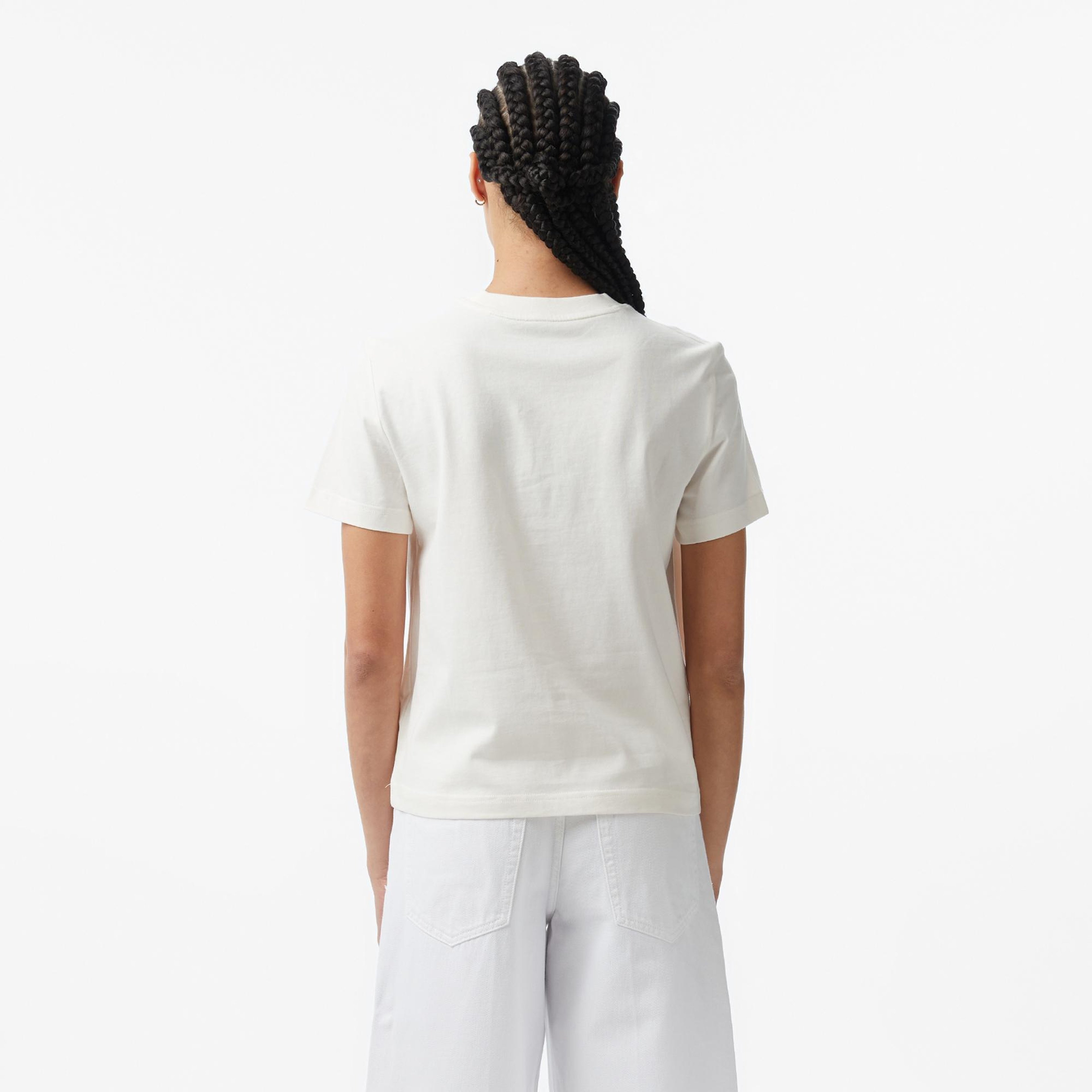 Calvin Klein Concept Graphic Kadın Beyaz T-Shirt