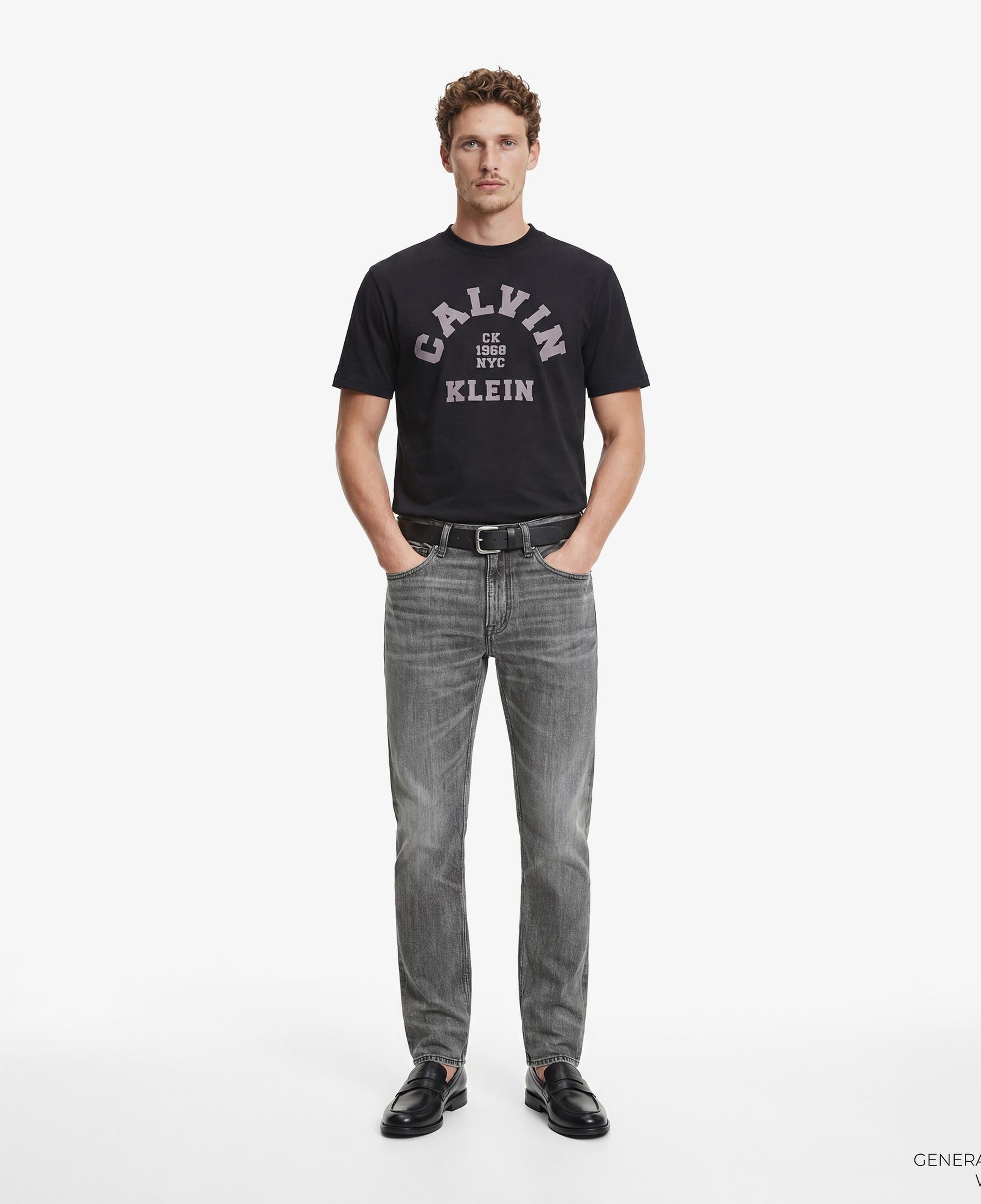 Calvin Klein 20S College Graphic Erkek Siyah T-Shirt