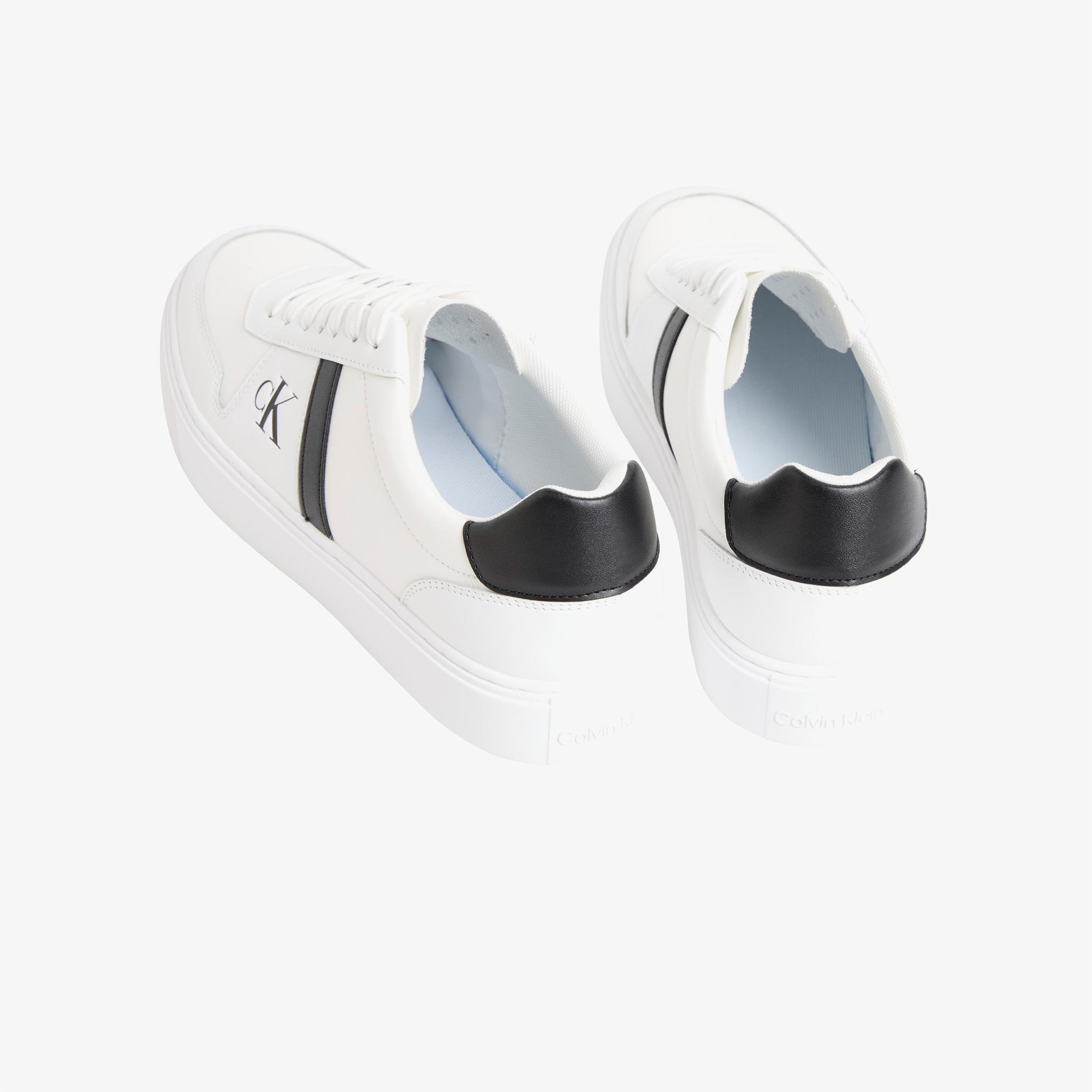 Calvin Klein Classic Cups Lace Tongue Erkek Beyaz Sneaker