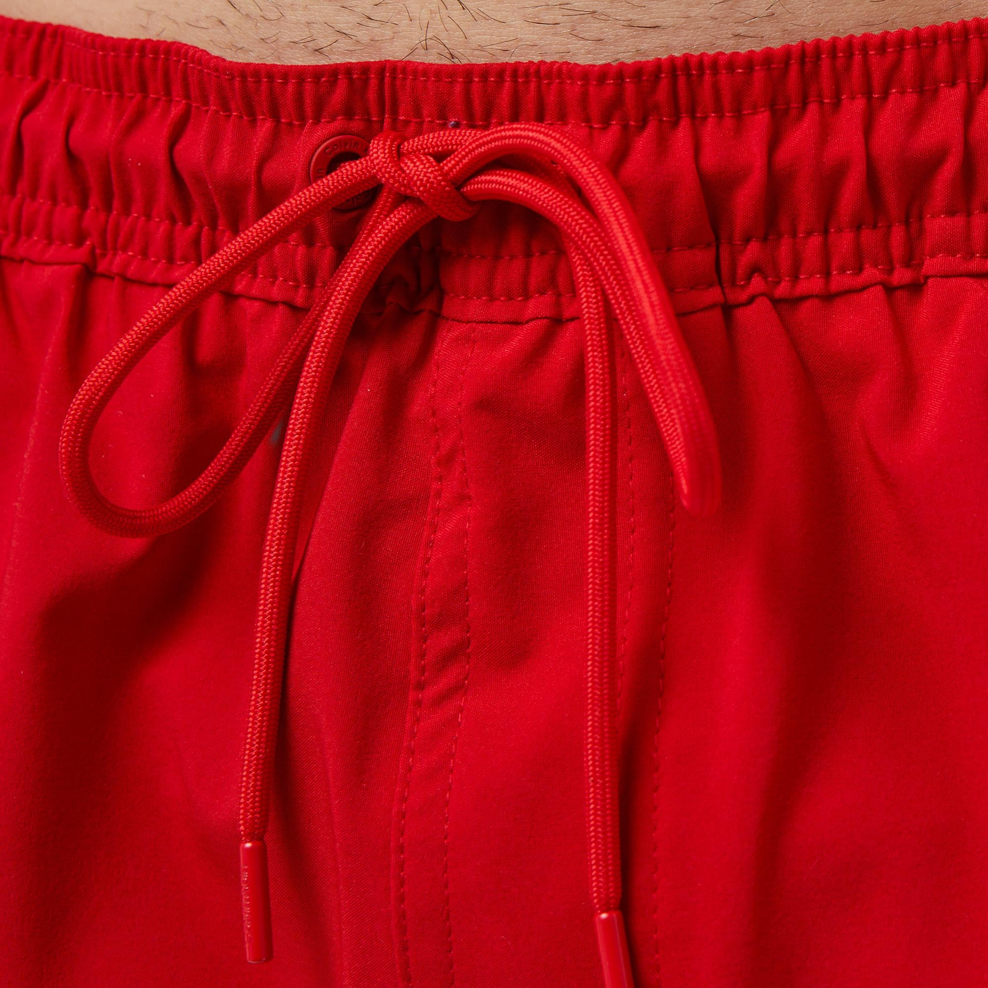 Calvin Klein Short Drawstring Erkek Kırmızı Deniz Şortu