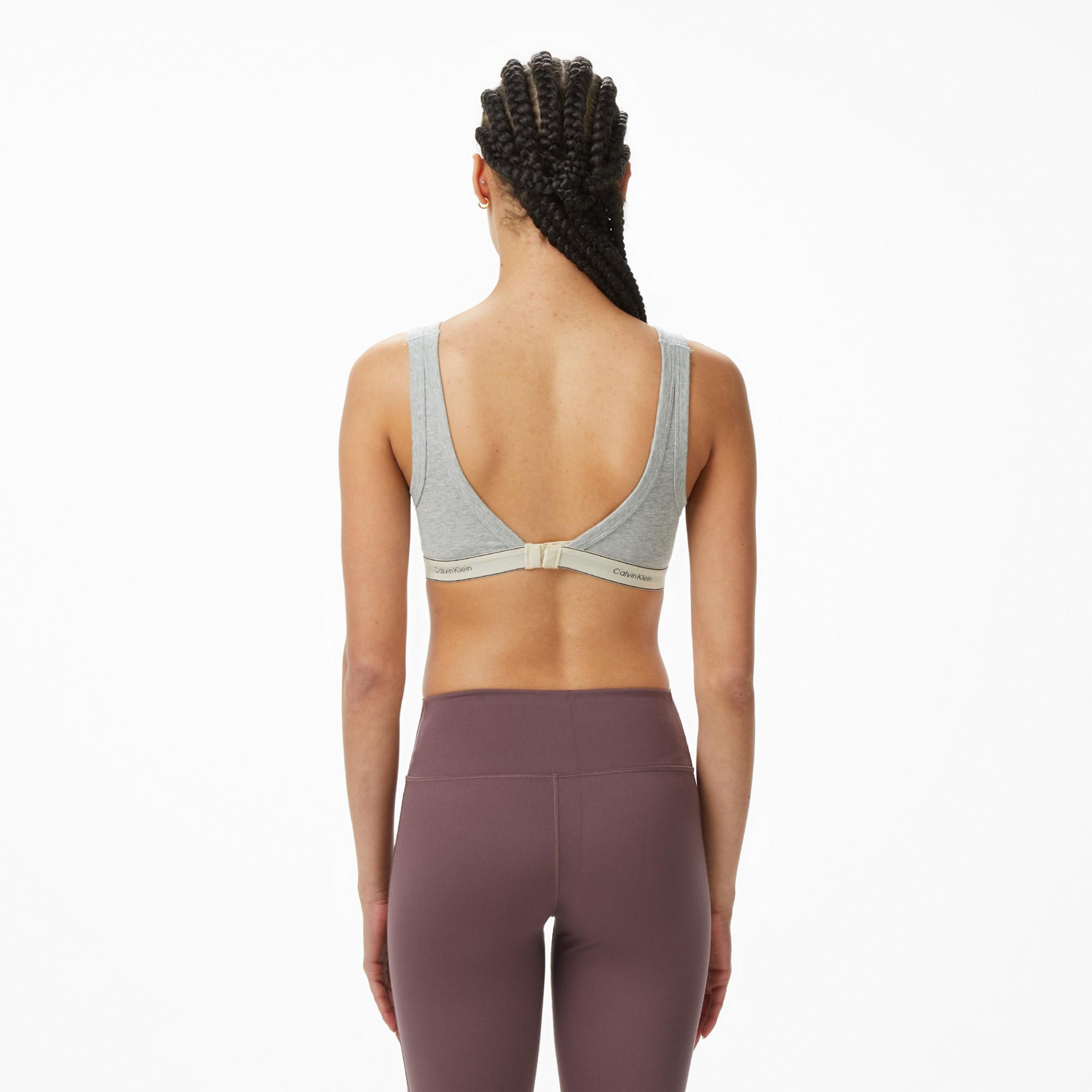 Calvin Klein Lightly Lined Kadın Gri Bra