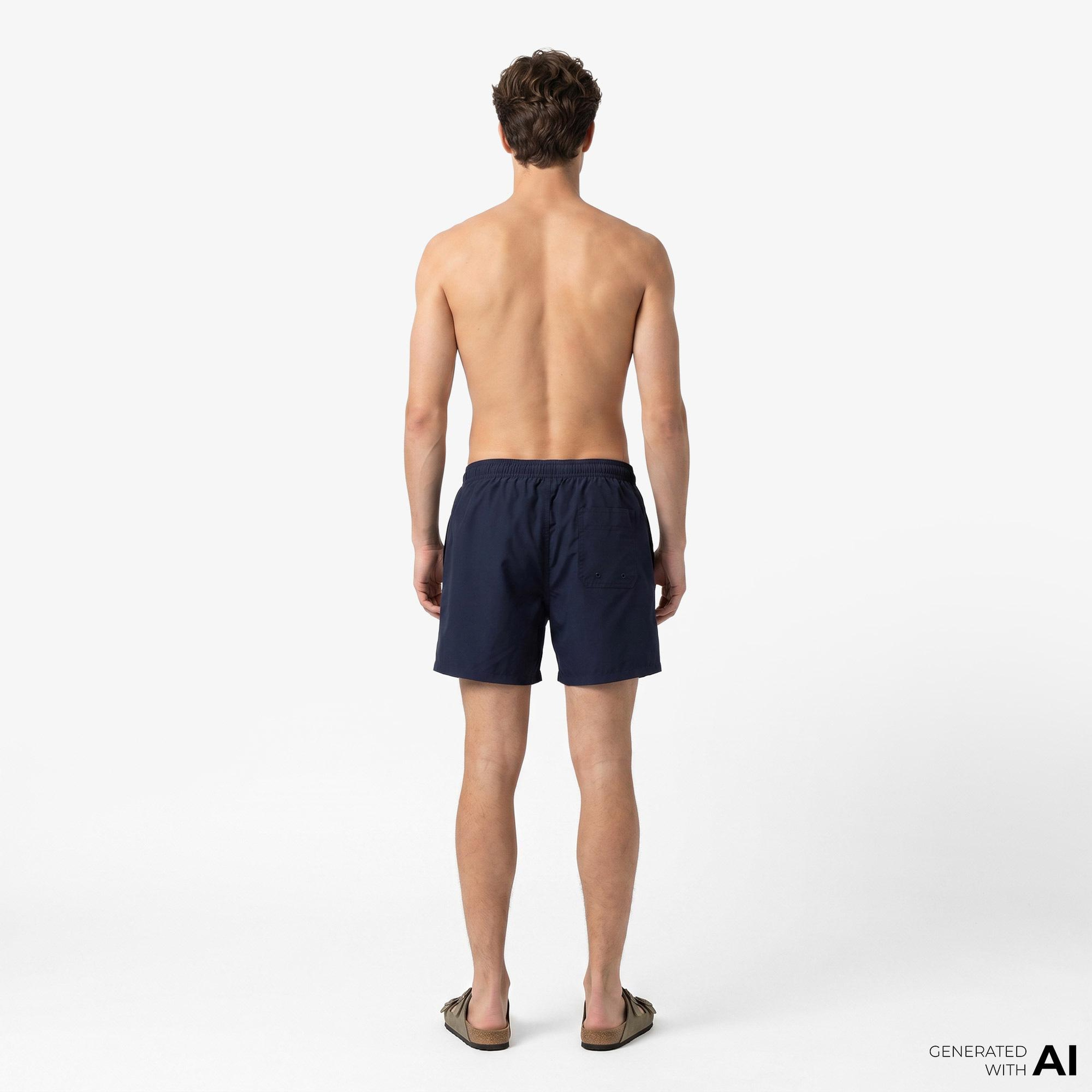 Calvin Klein Medium Drawstring Core Erkek Mavi Deniz Şortu