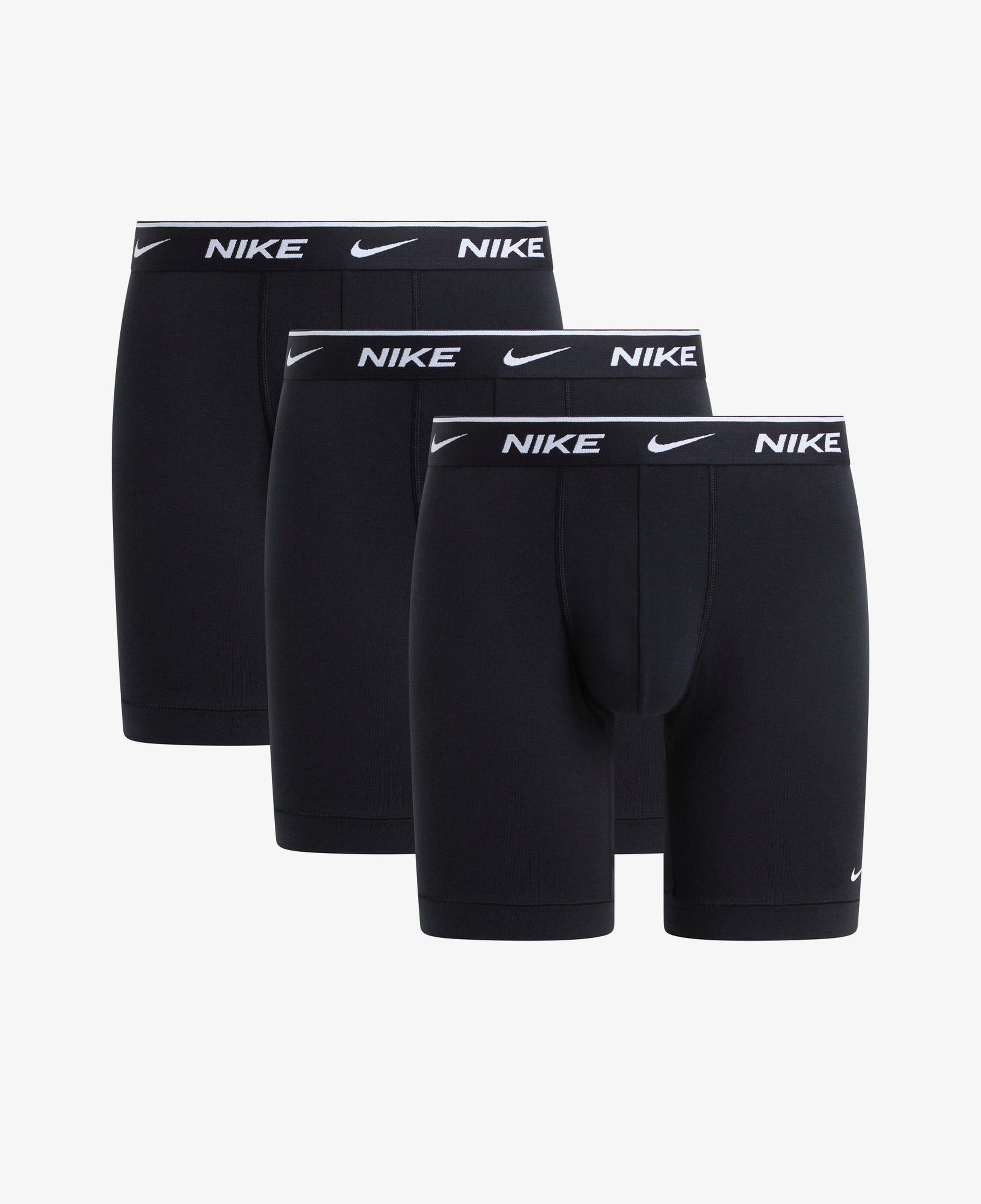 Nike Brief Long 3'lü Erkek Siyah Boxer