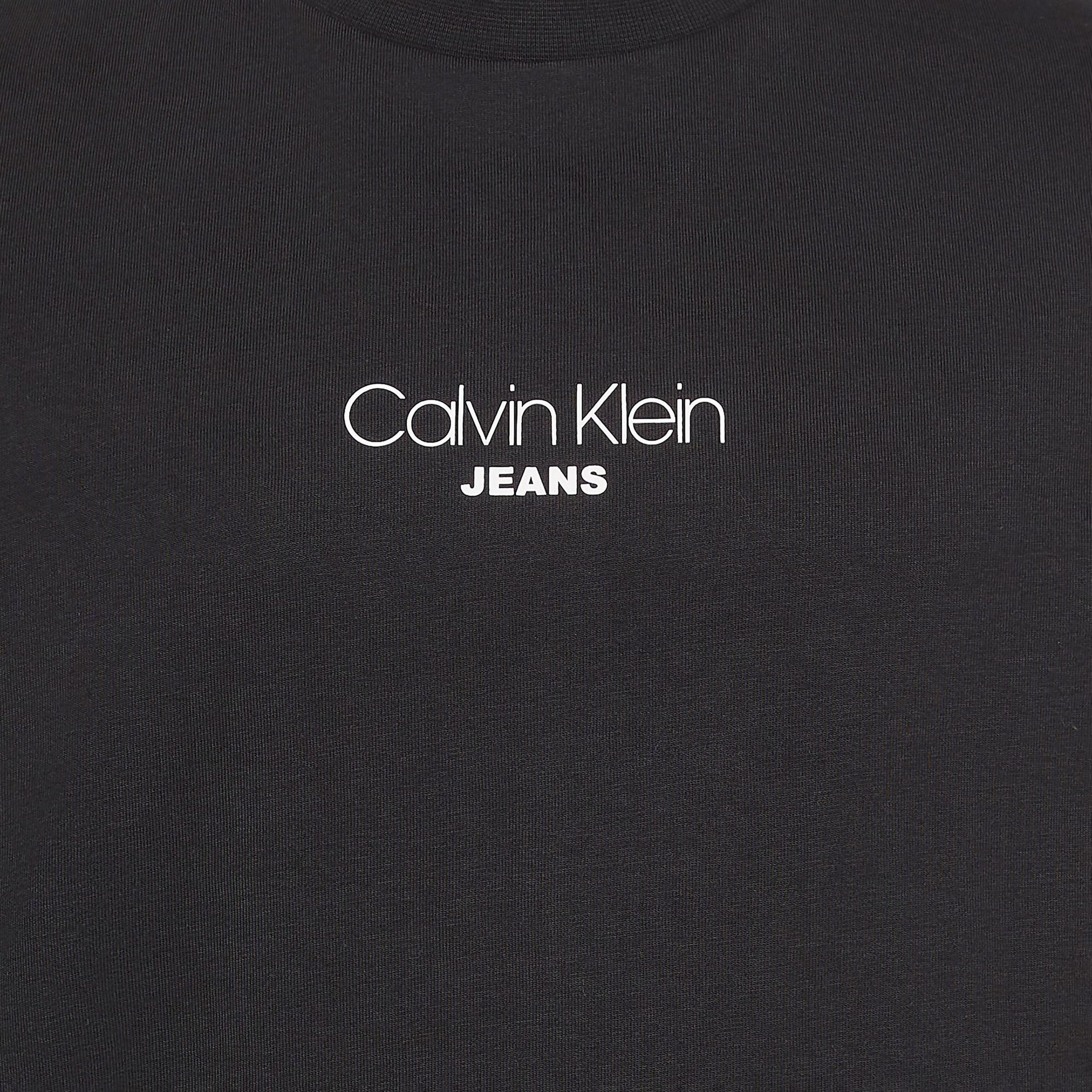 Calvin Klein Relaxed Fit Graphic Erkek Siyah T-Shirt