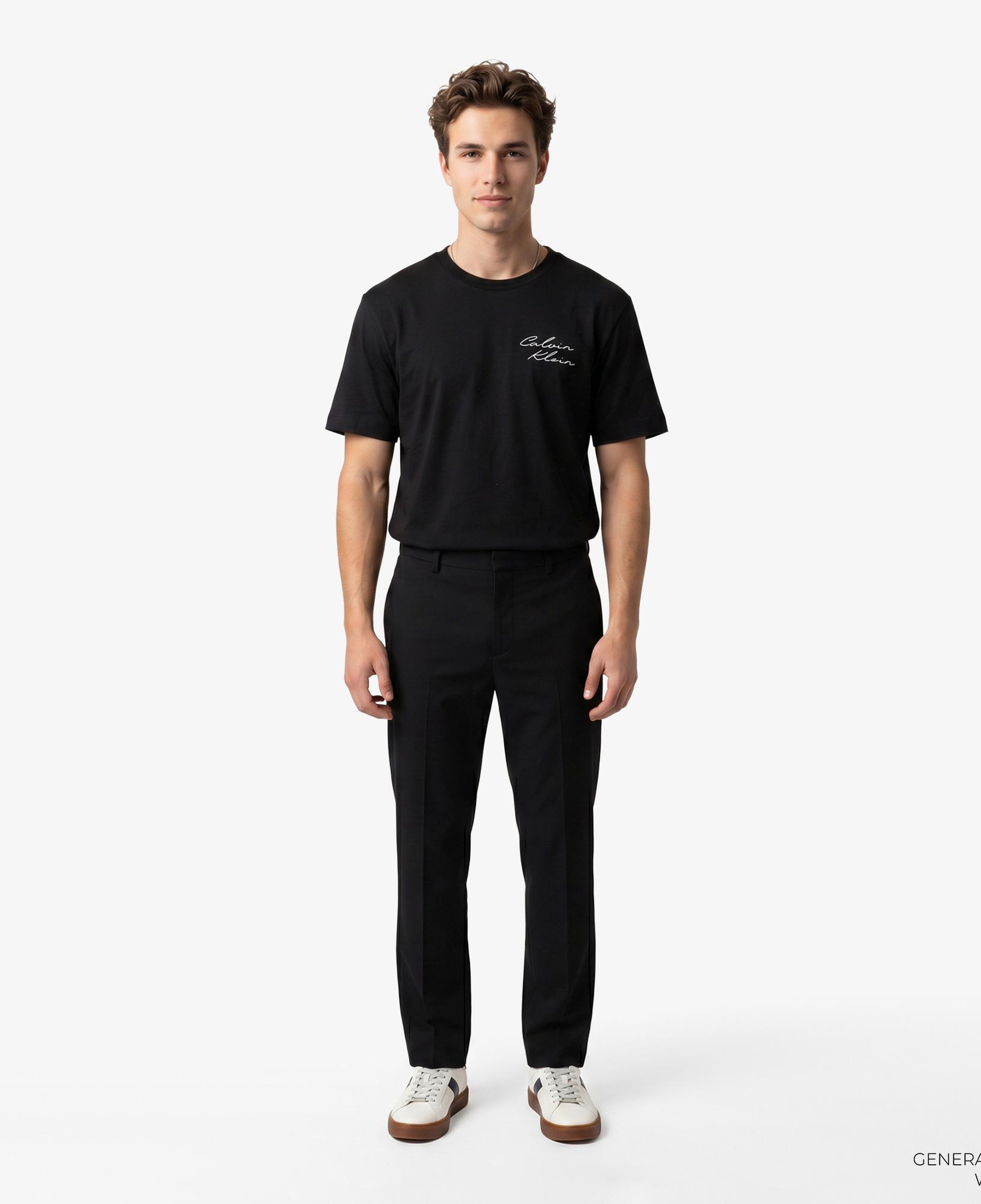 Calvin Klein April Graphic Seasonal Erkek Siyah T-Shirt