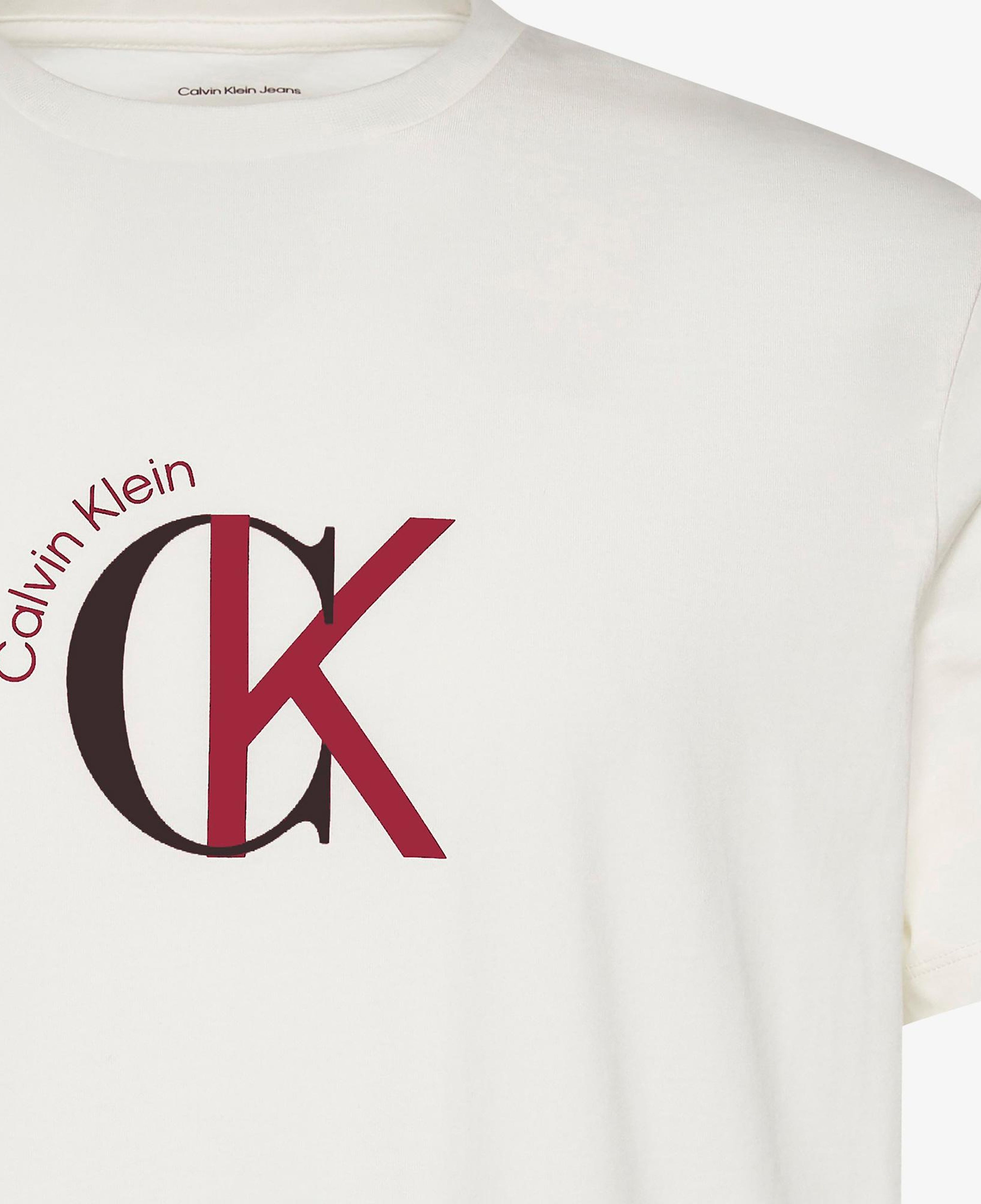 Calvin Klein 30S Graphic Erkek Beyaz T-Shirt