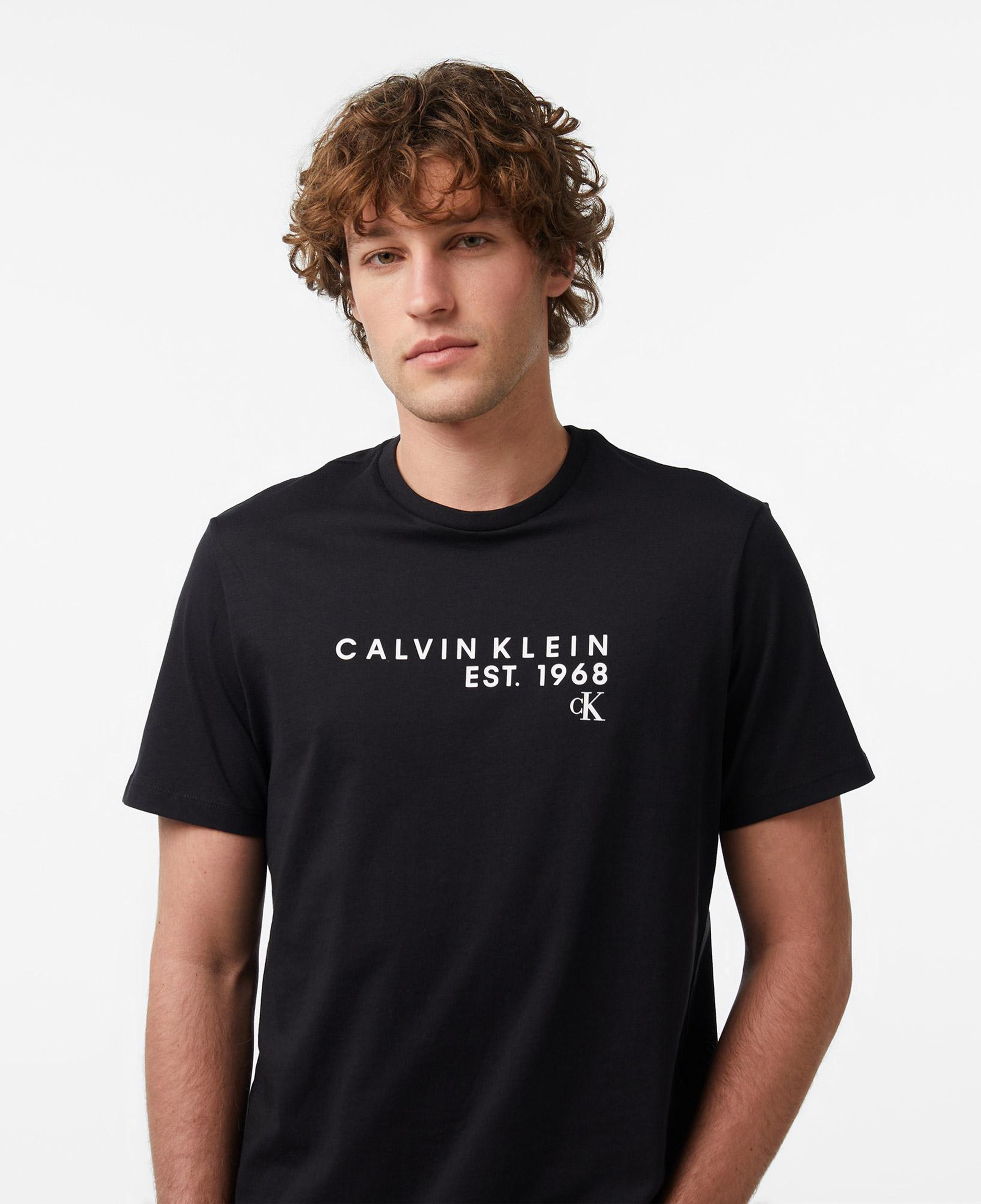 Calvin Klein 30S Graphic Erkek Siyah T-Shirt