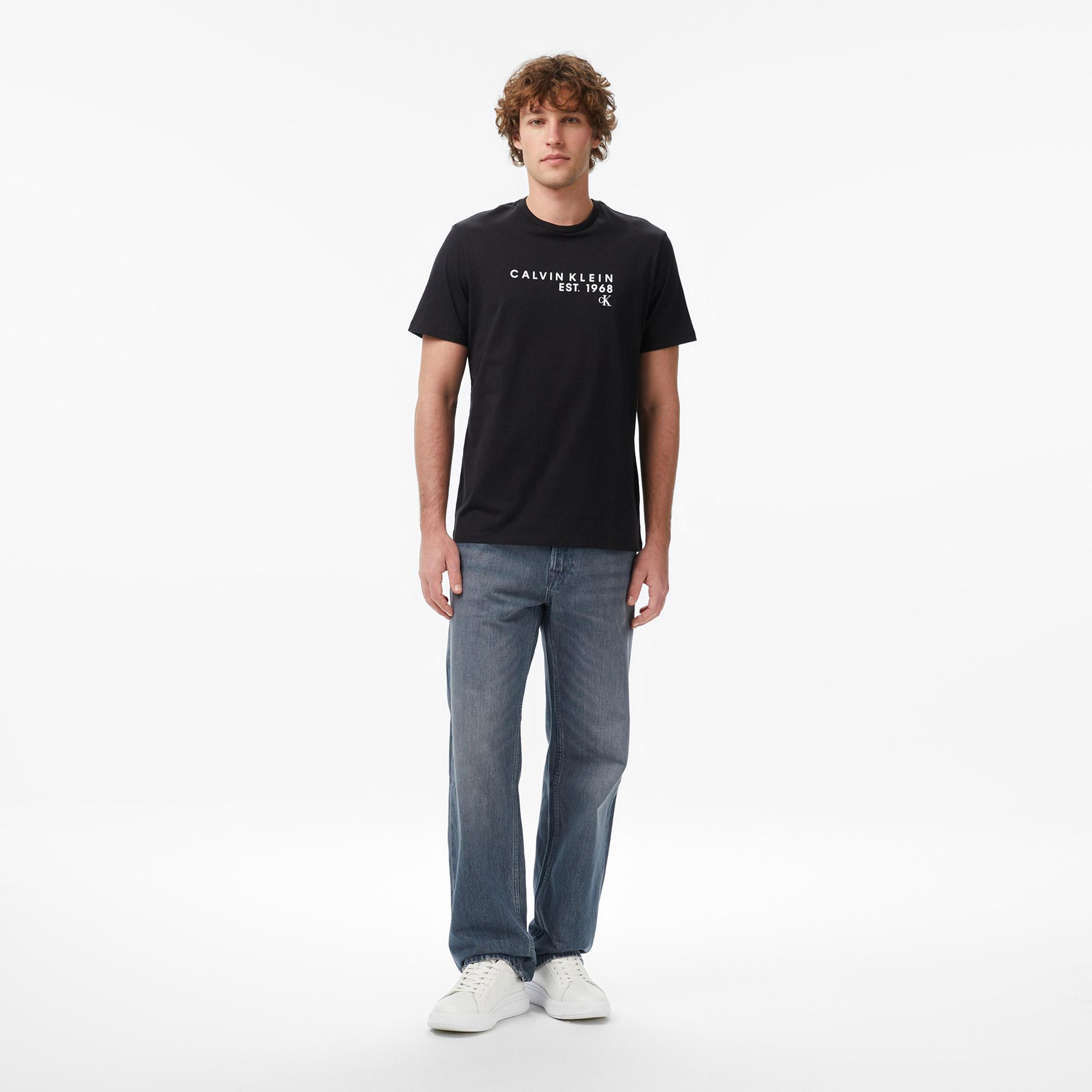 Calvin Klein 30S Graphic Erkek Siyah T-Shirt