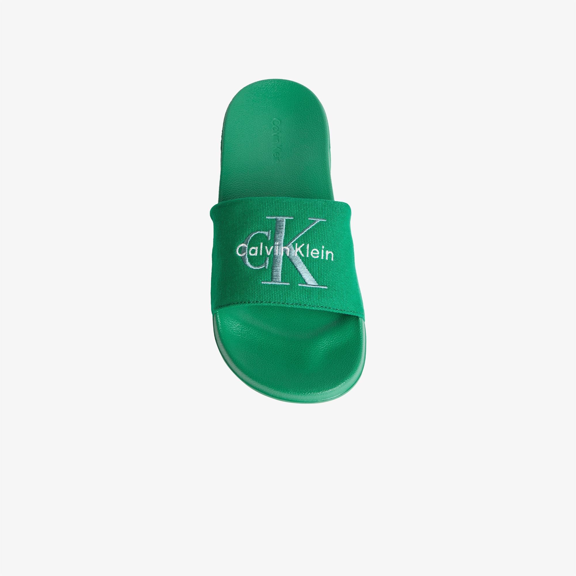 Calvin Klein Slide Erkek Yeşil Terlik