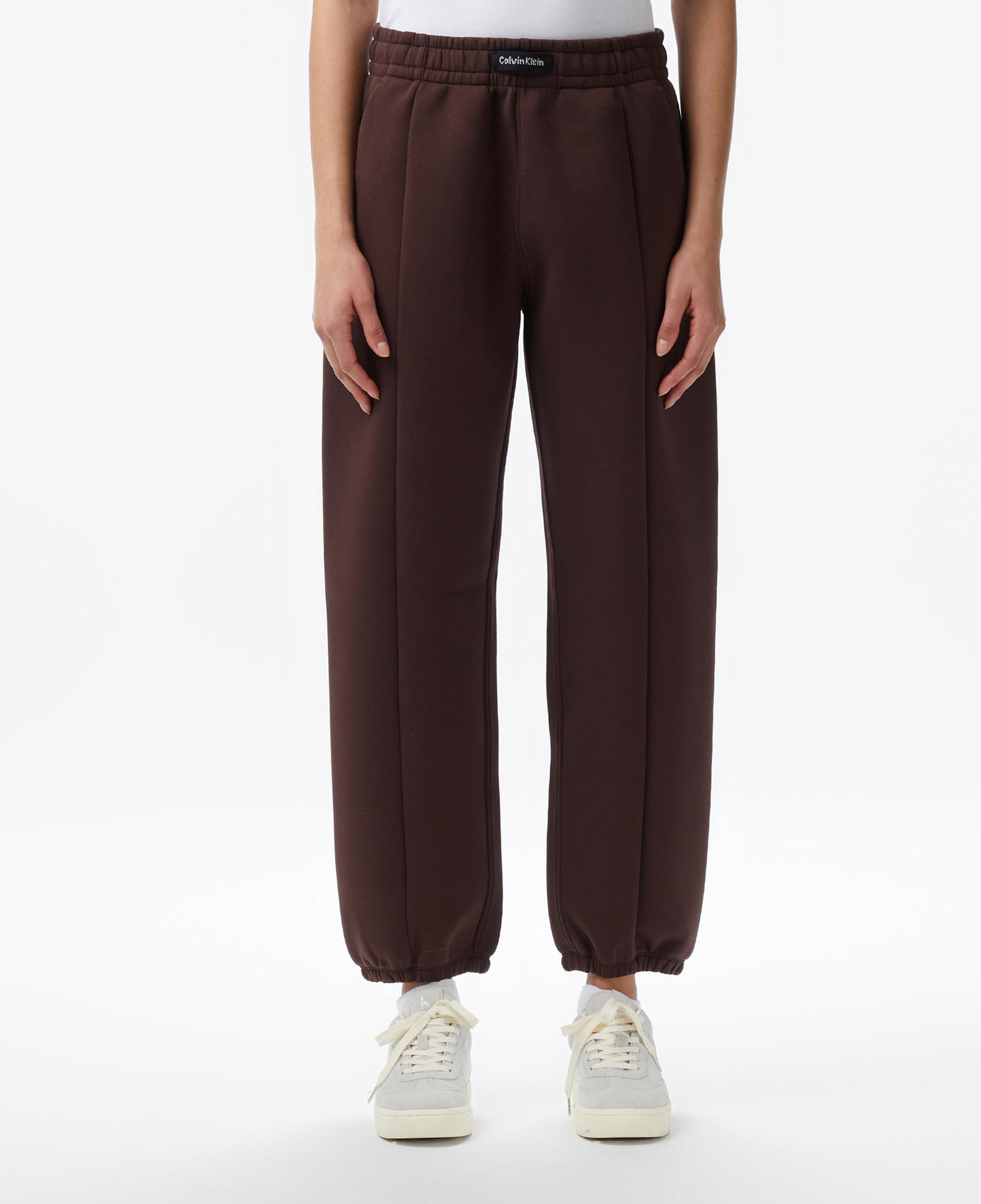 Calvin Klein Relaxed Scuba Jogger Kadın Kahverengi Eşofman Altı