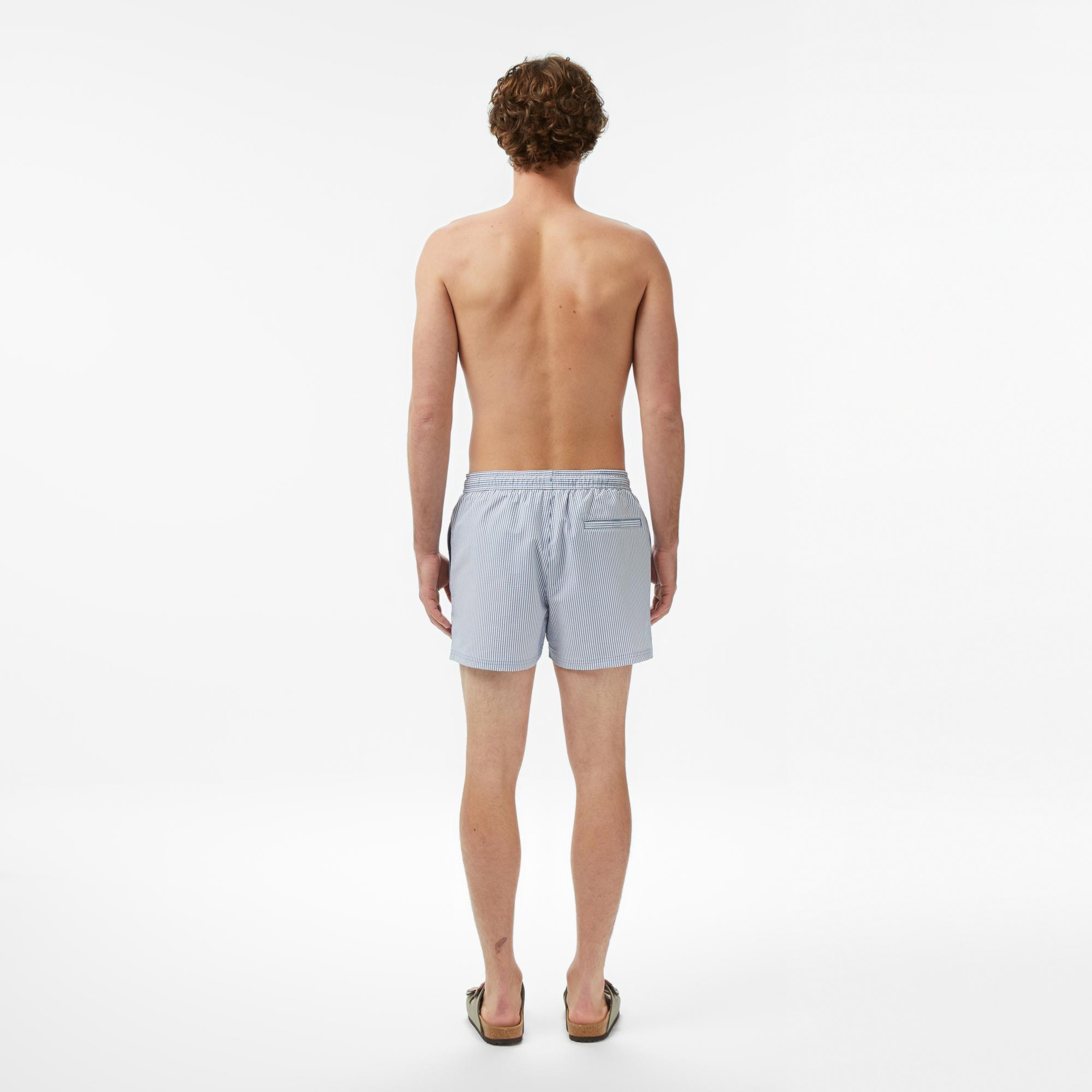 Calvin Klein Short Drawstring Erkek Mavi Deniz Şortu